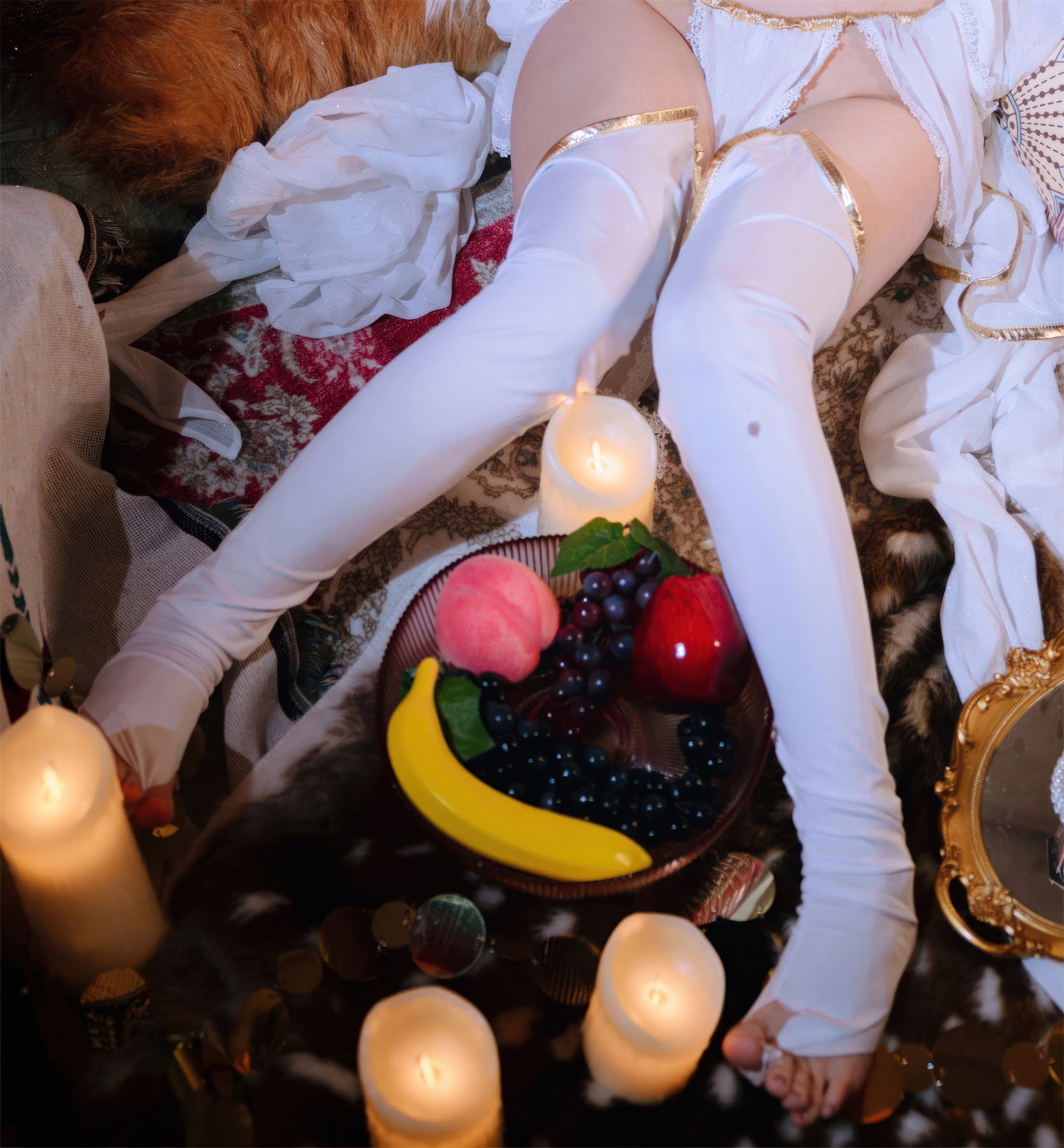 Coser@日奈娇 – 玉藻前舞娘 – 涂油 - P50