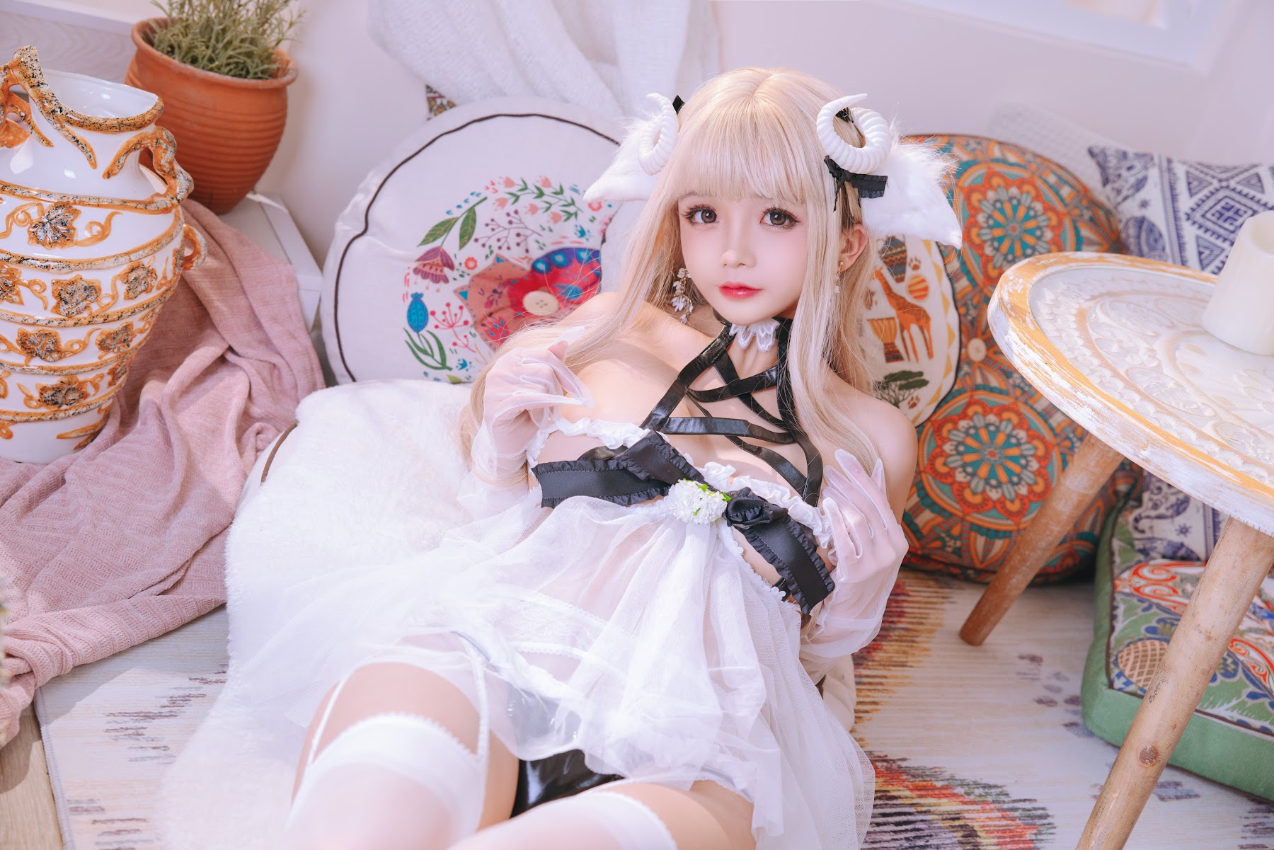 Coser@日奈娇 – 白小绵羊 - P33