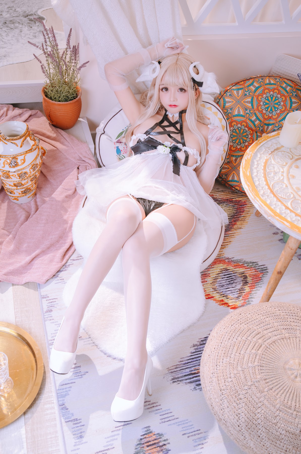 Coser@日奈娇 – 白小绵羊 - P3