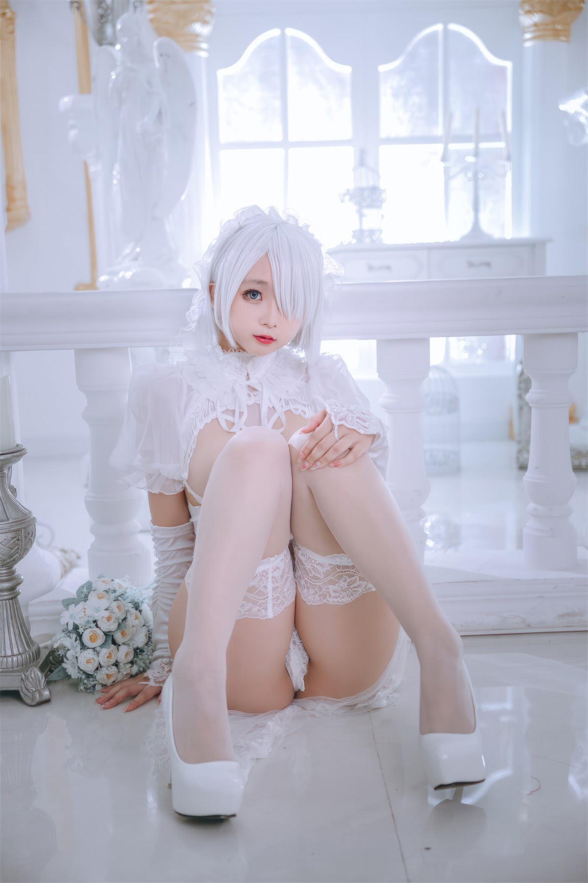 Coser@日奈娇 – 白色花嫁 - P26