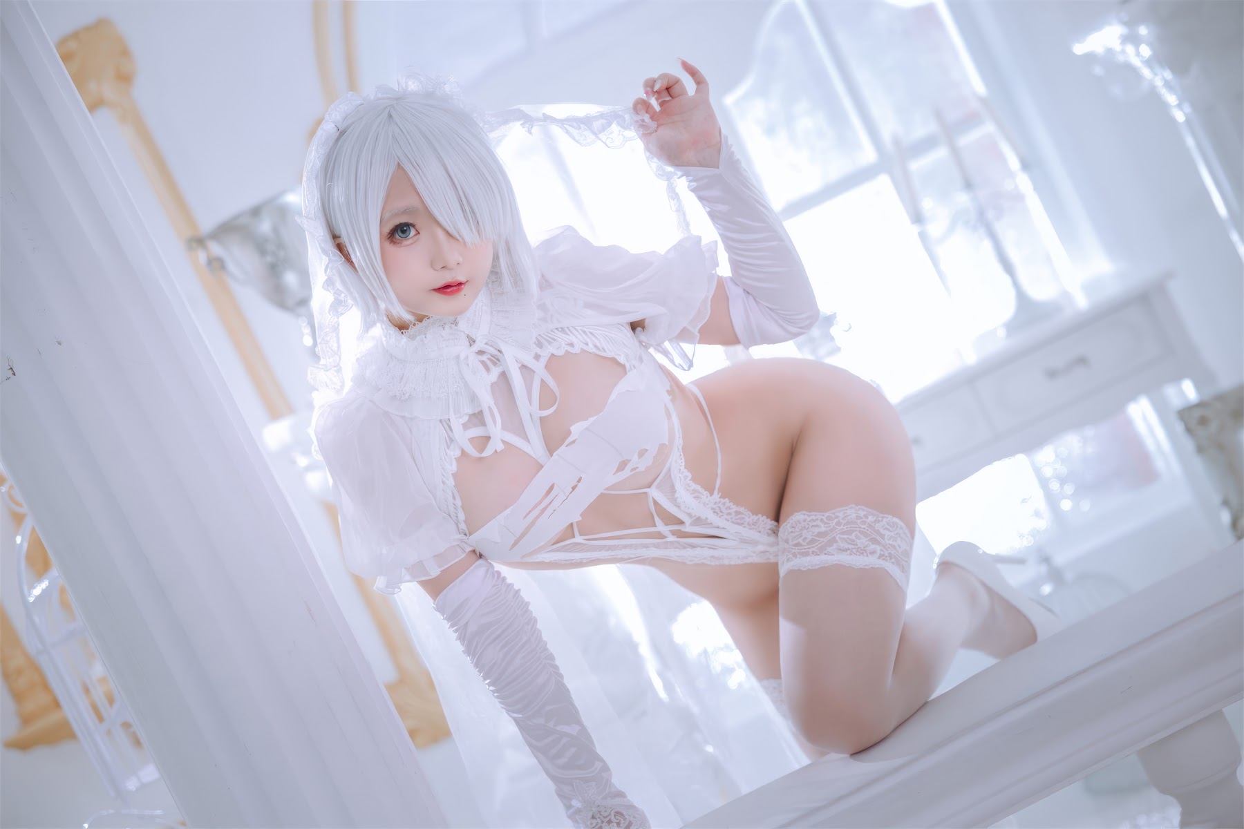 Coser@日奈娇 – 白色花嫁 - P2
