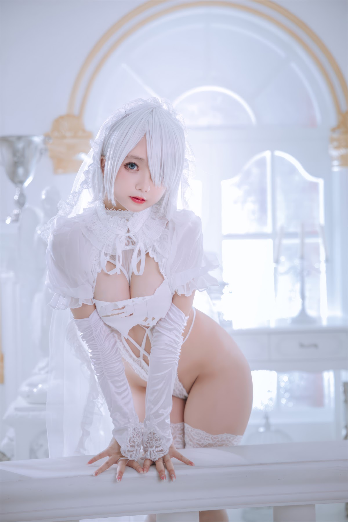 Coser@日奈娇 – 白色花嫁 - P30