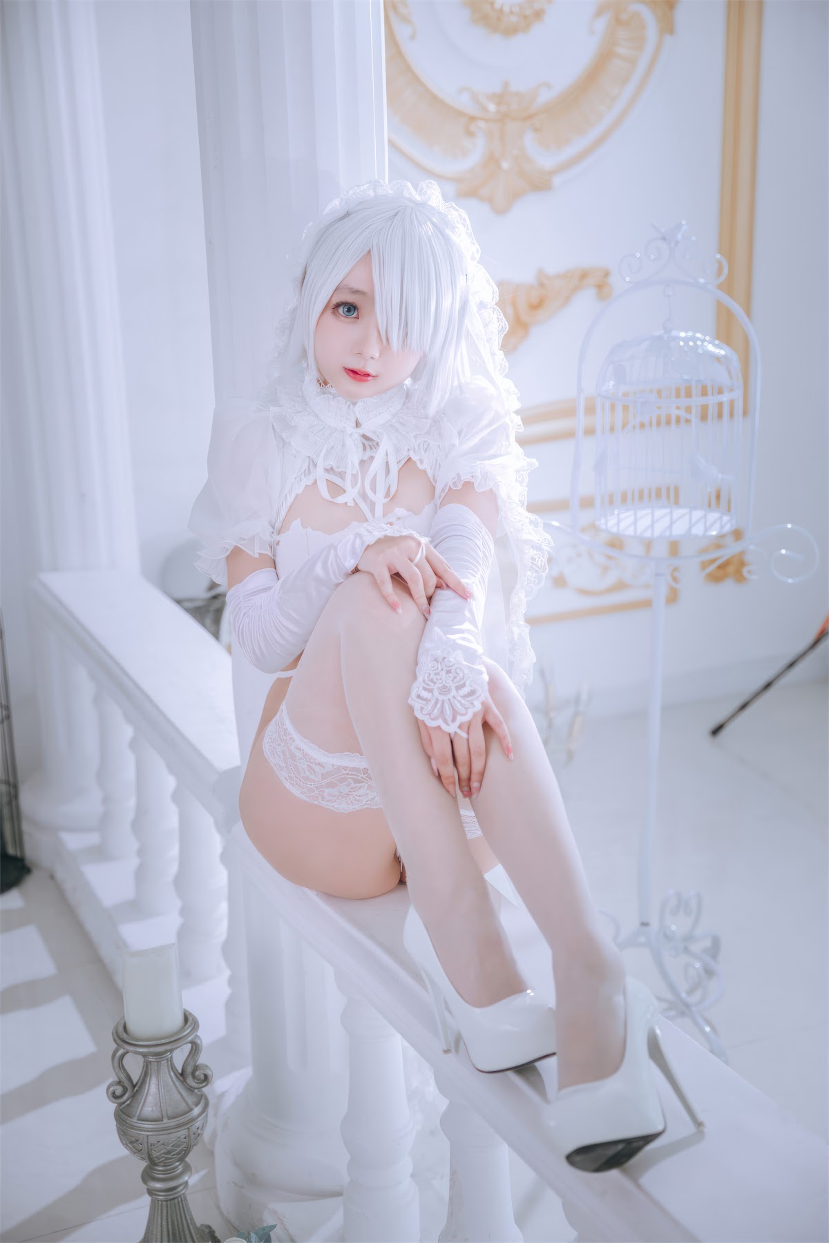 Coser@日奈娇 – 白色花嫁 - P3