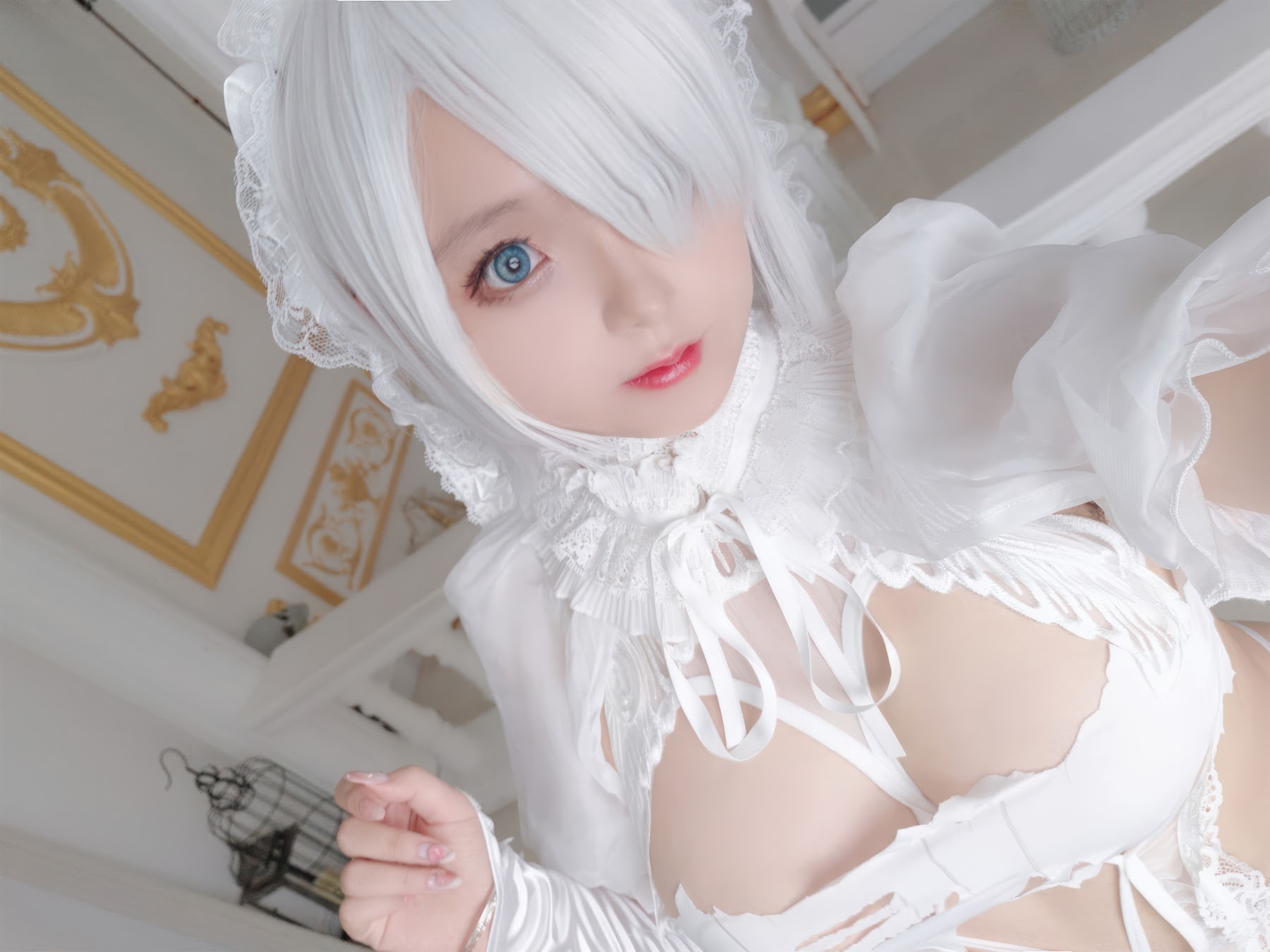 Coser@日奈娇 – 白色花嫁 - P46