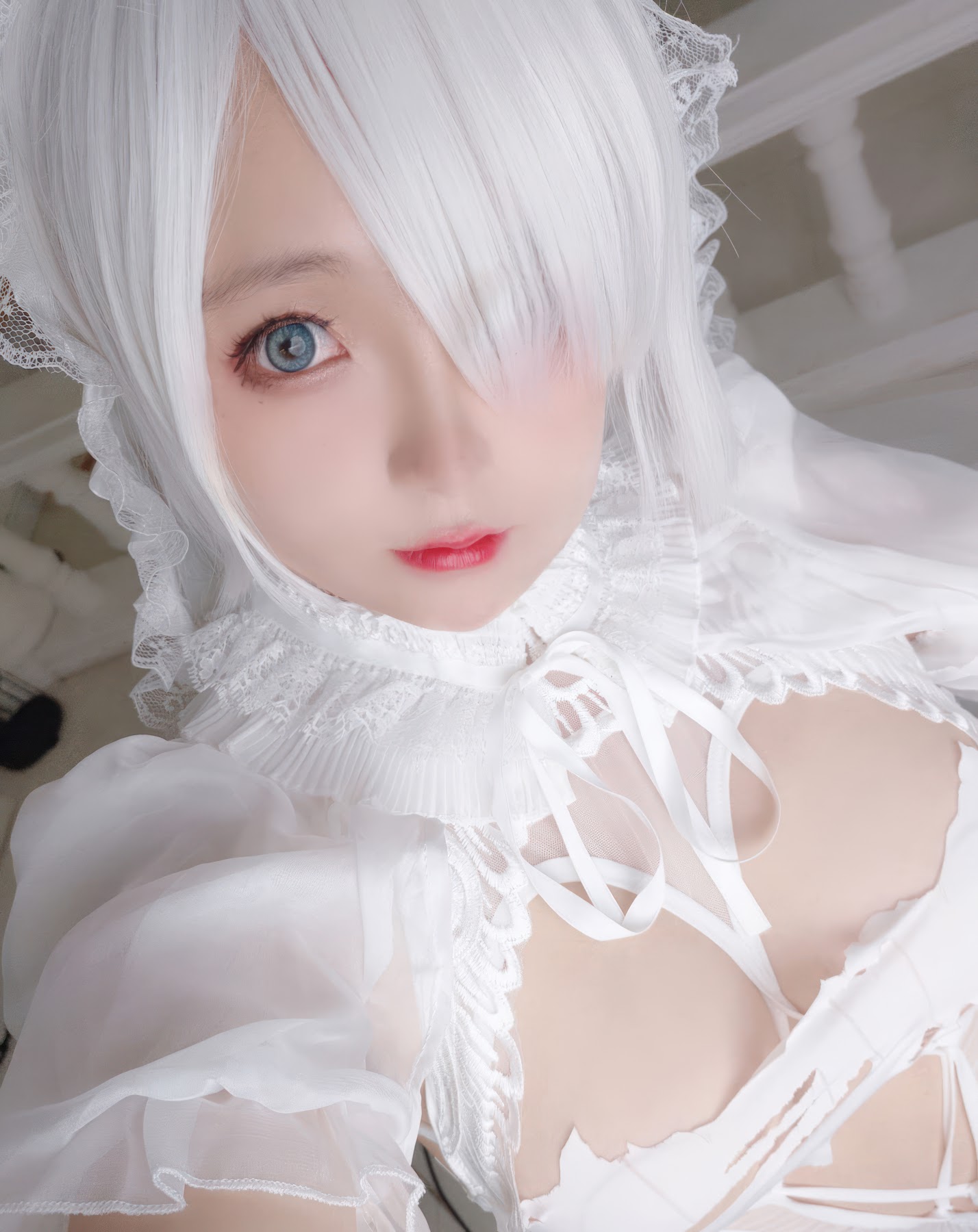 Coser@日奈娇 – 白色花嫁 - P55