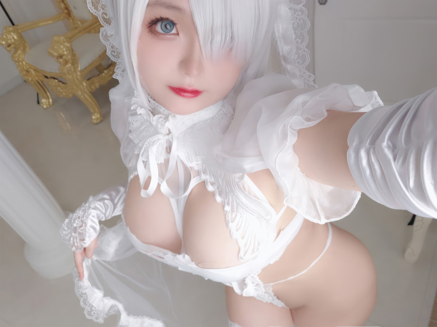 Coser@日奈娇 – 白色花嫁 - P68