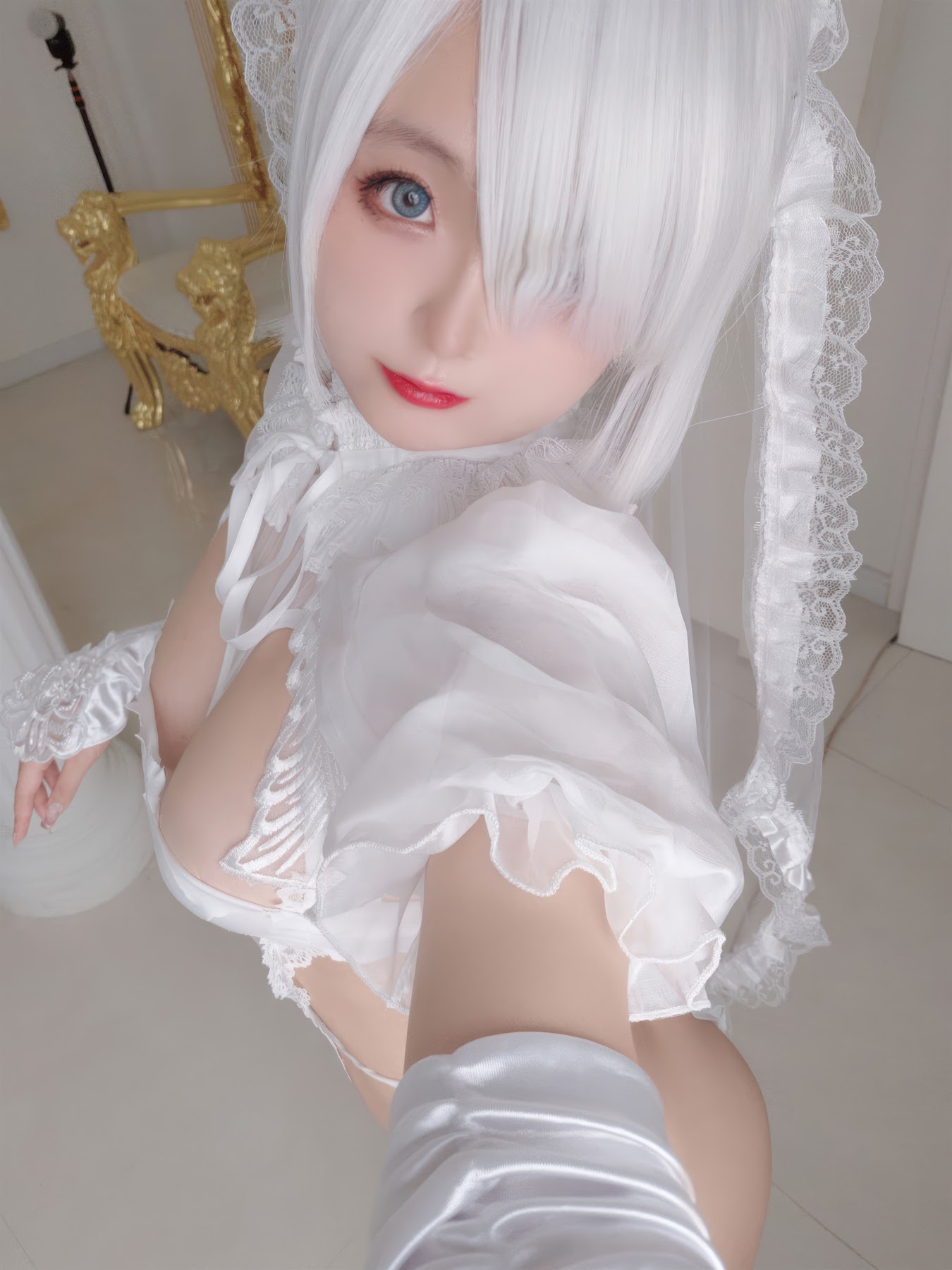Coser@日奈娇 – 白色花嫁 - P69