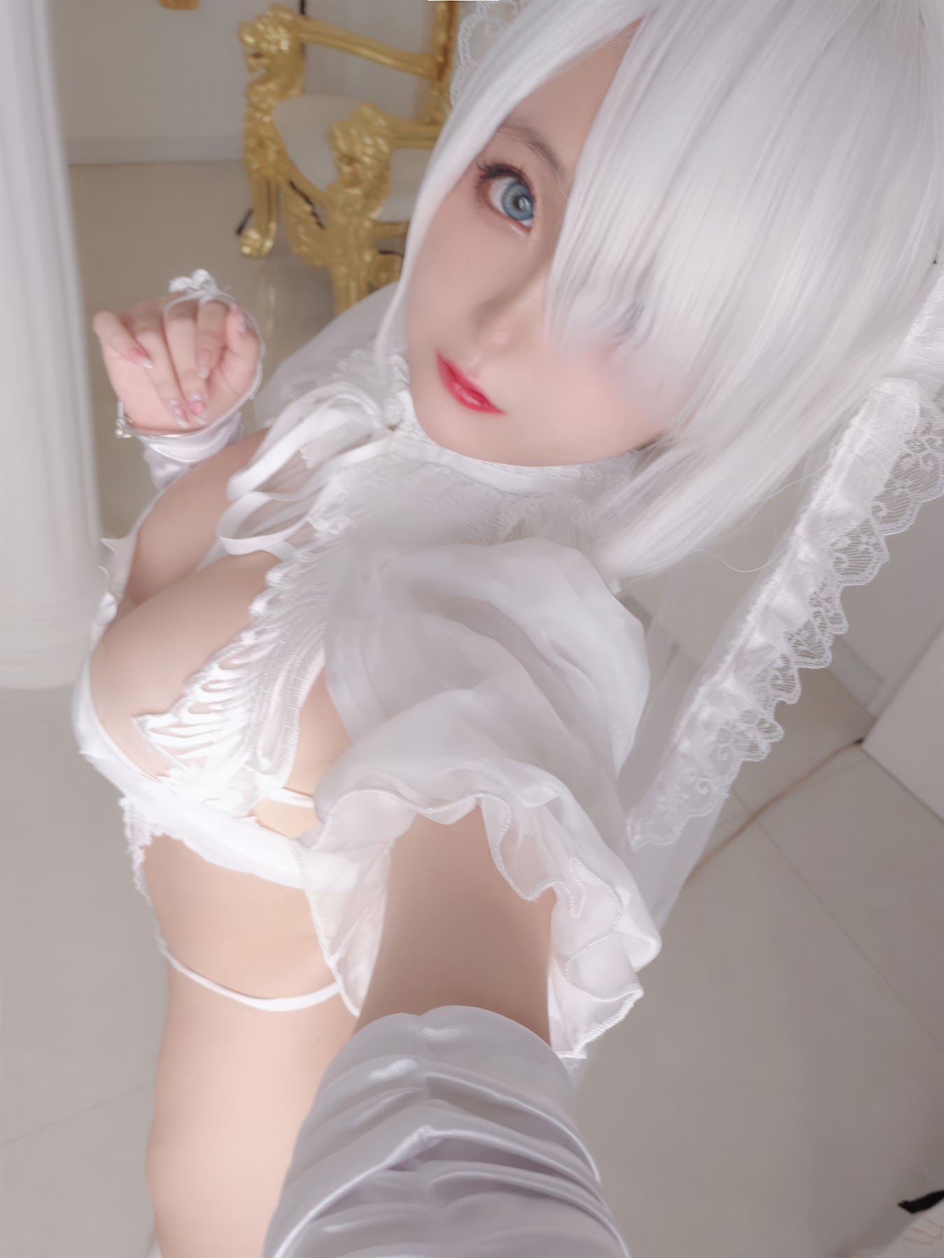 Coser@日奈娇 – 白色花嫁 - P71