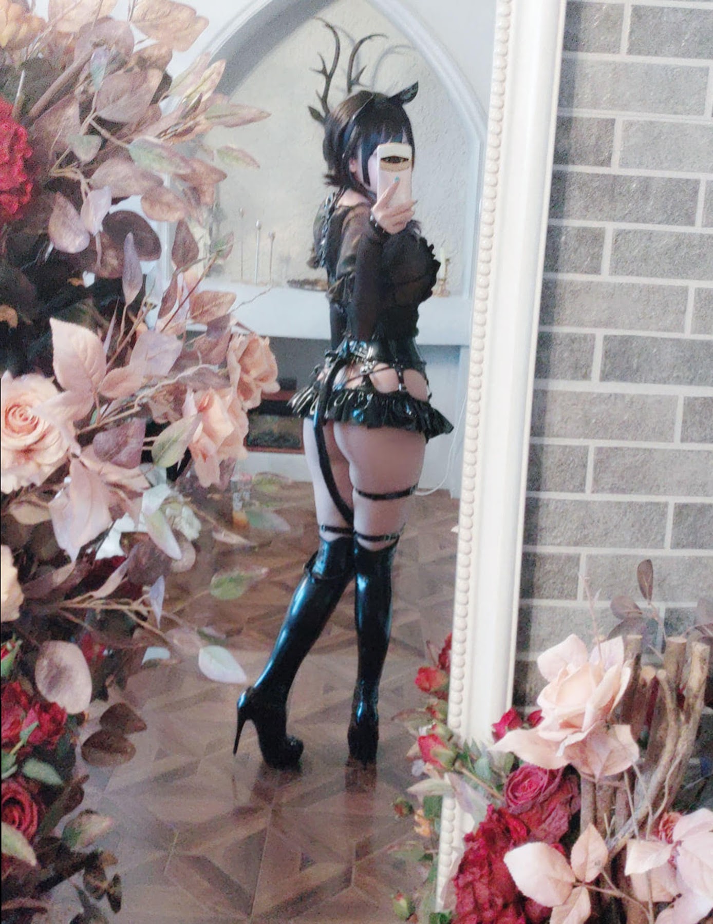 Coser@日奈娇 – 皮衣系列 猫猫领域 - P115
