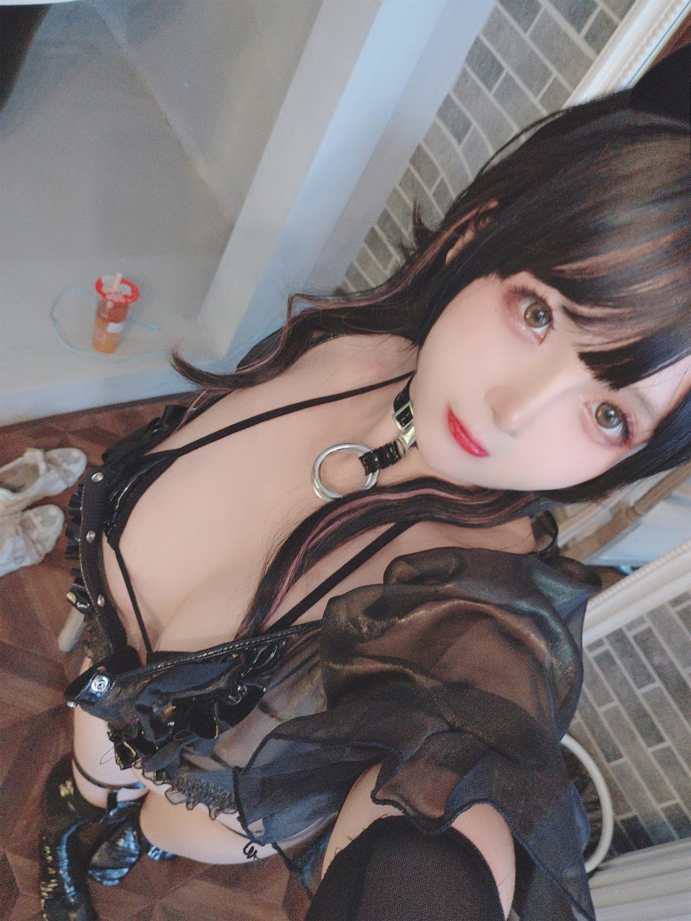 Coser@日奈娇 – 皮衣系列 猫猫领域 - P14