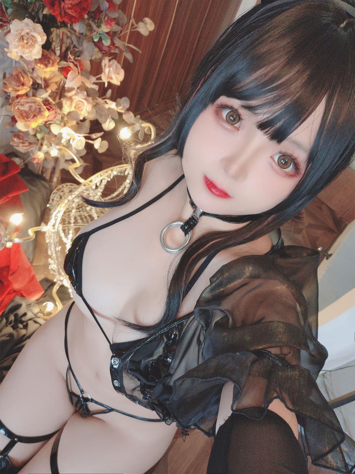 Coser@日奈娇 – 皮衣系列 猫猫领域 - P33