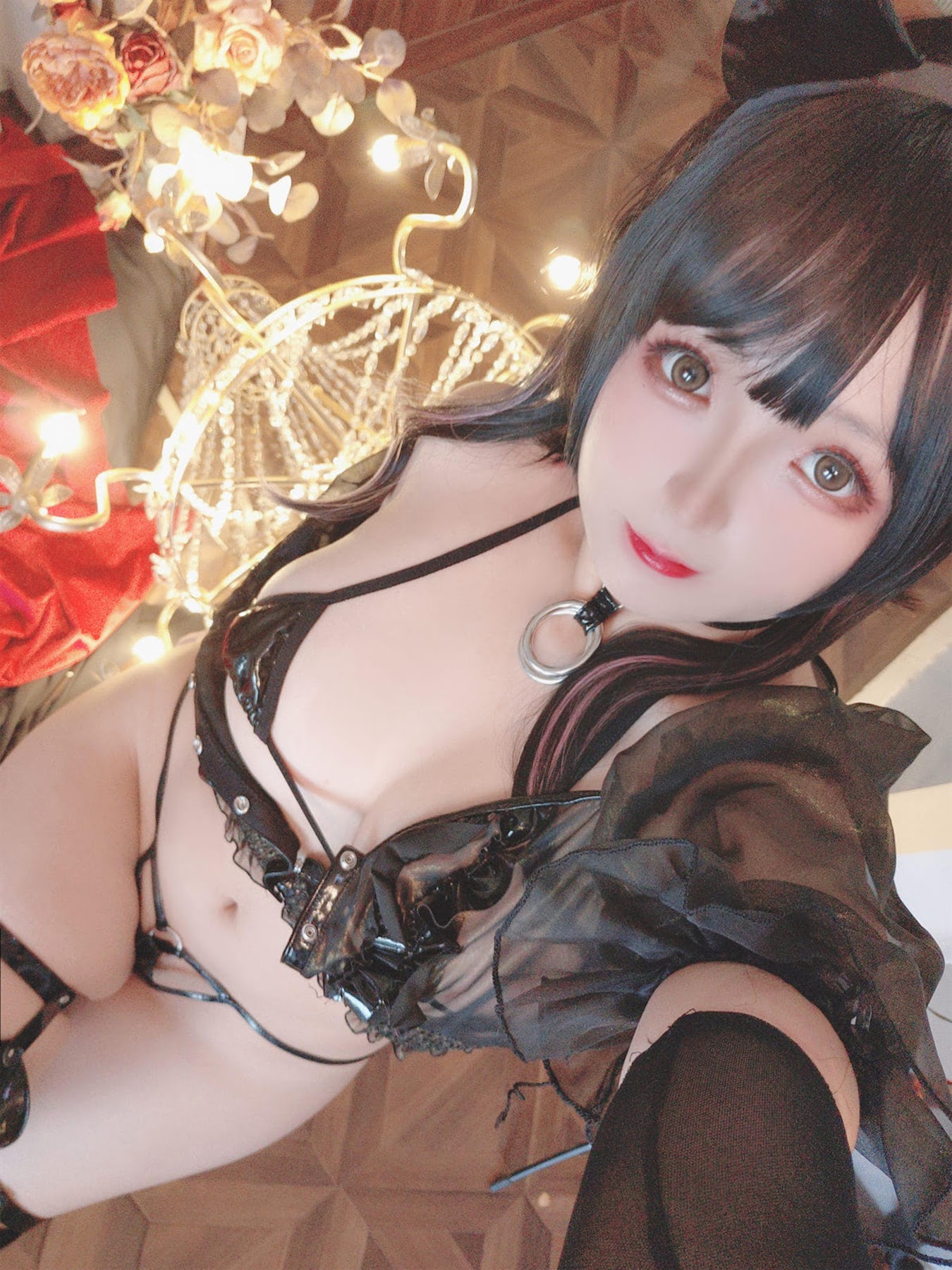Coser@日奈娇 – 皮衣系列 猫猫领域 - P47