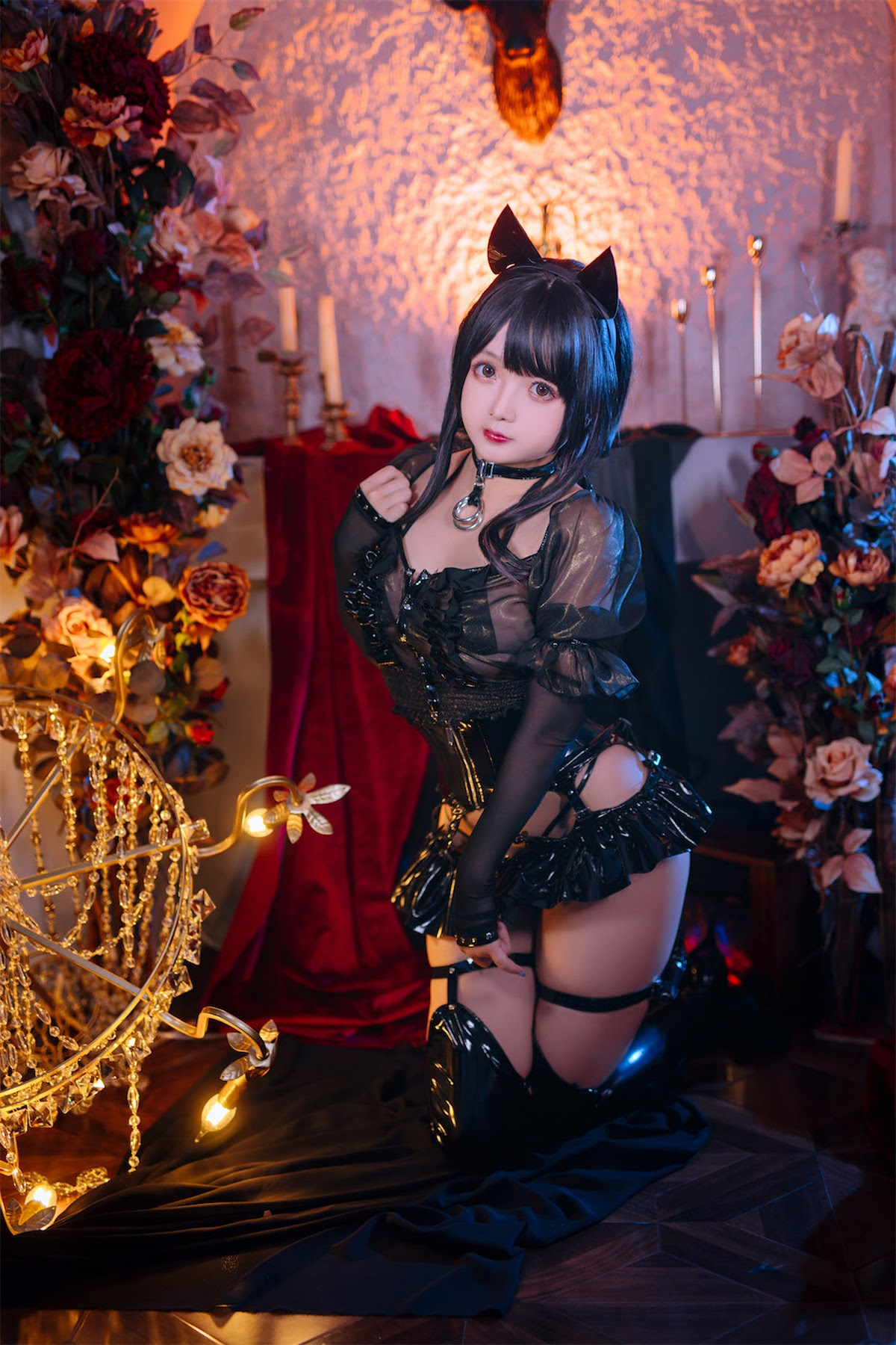 Coser@日奈娇 – 皮衣系列 猫猫领域 - P83