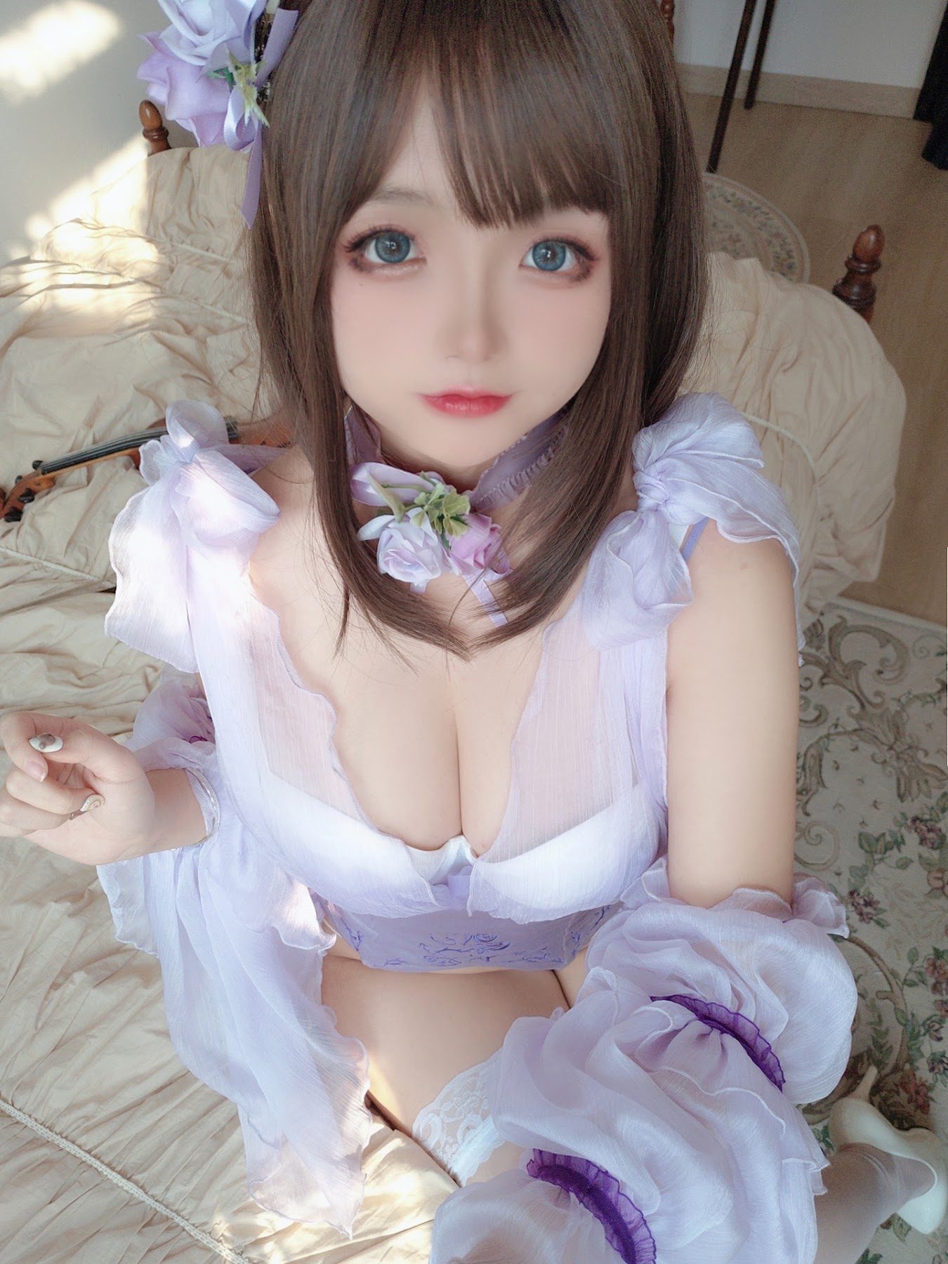 Coser@日奈娇 – 睡美人 自摄 - P42