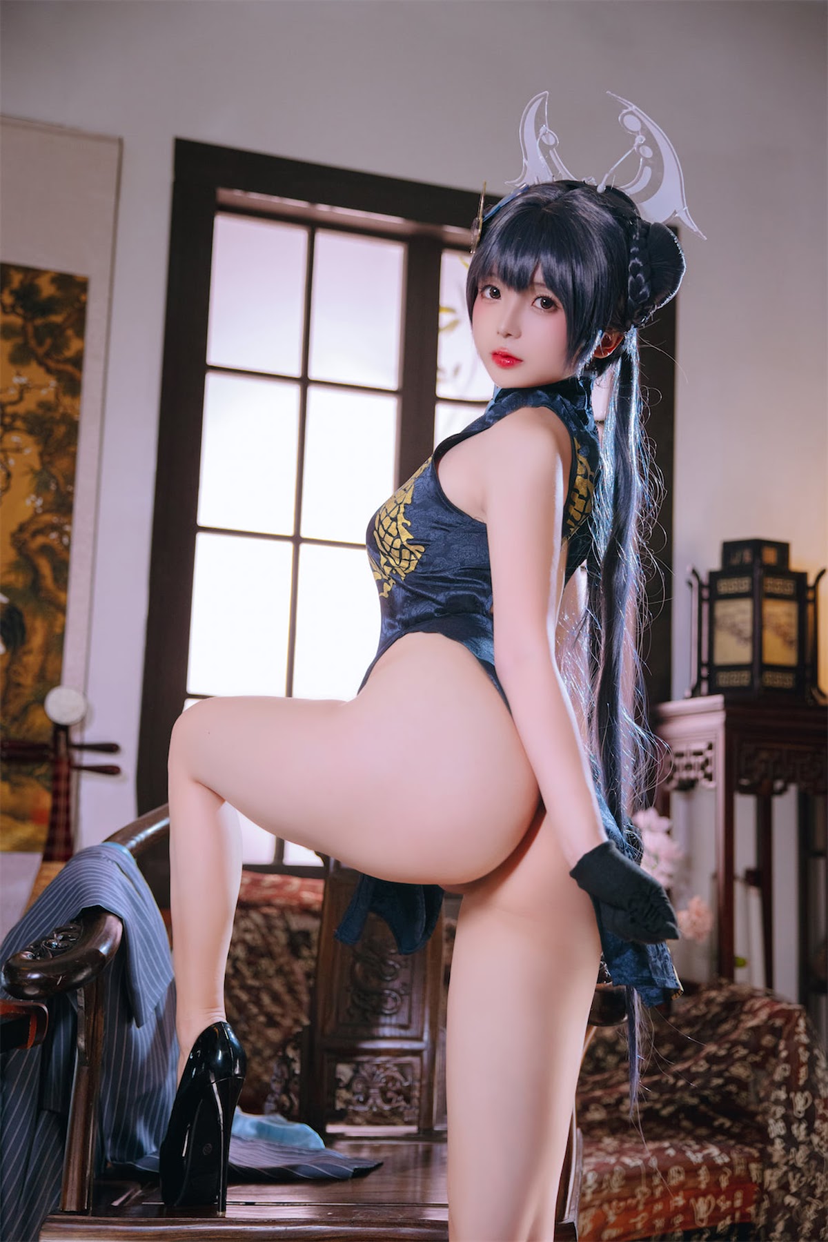 Coser@日奈娇 – 碧蓝档案妃咲 - P35