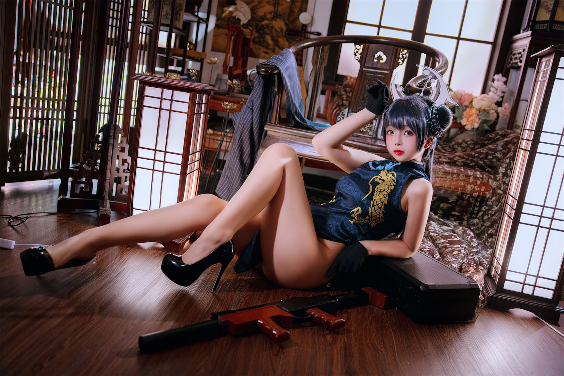 Coser@日奈娇 – 碧蓝档案妃咲 - P46
