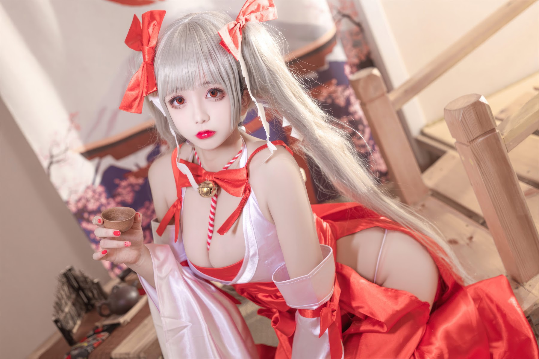 Coser@日奈娇 – 碧蓝航线 可畏巫女 - P23