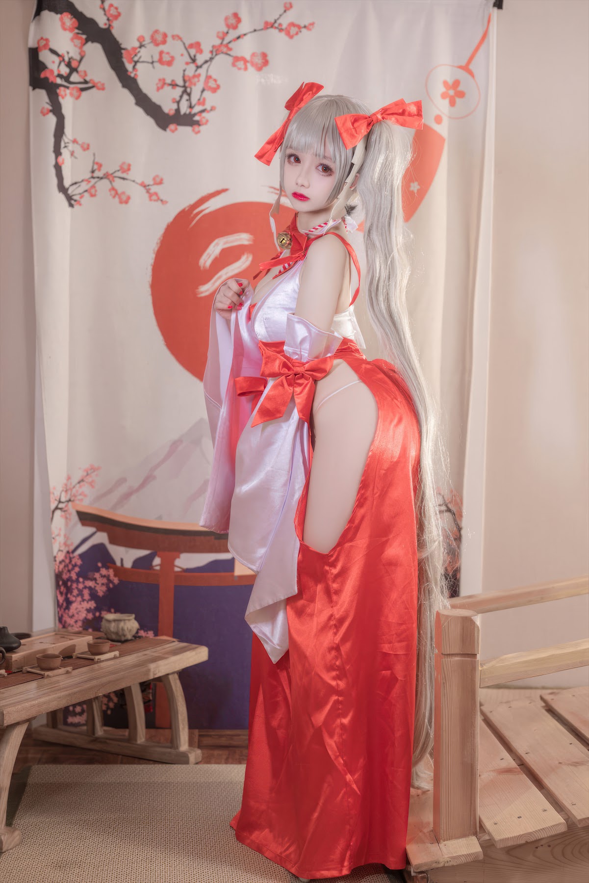 Coser@日奈娇 – 碧蓝航线 可畏巫女 - P38