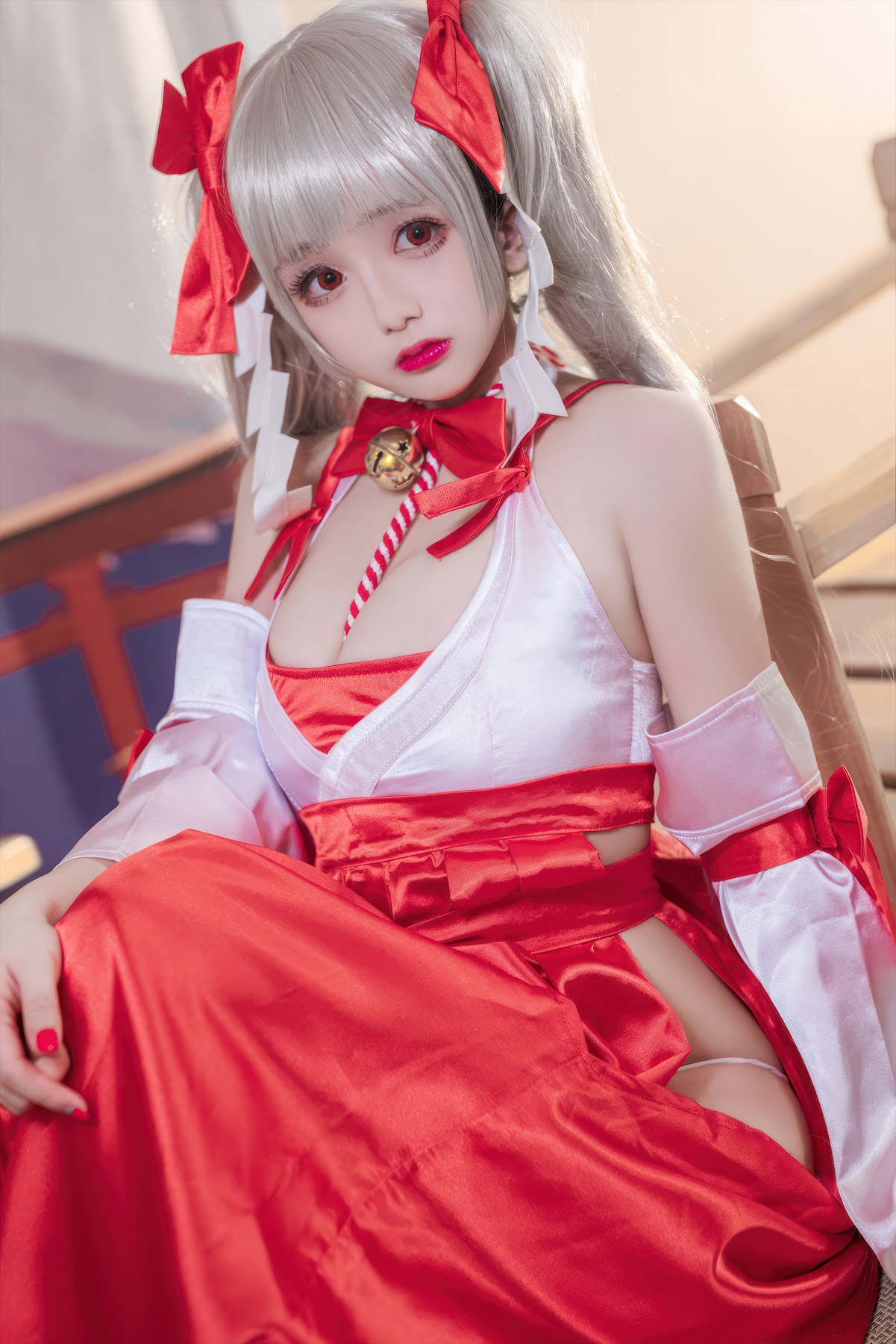 Coser@日奈娇 – 碧蓝航线 可畏巫女 - P39
