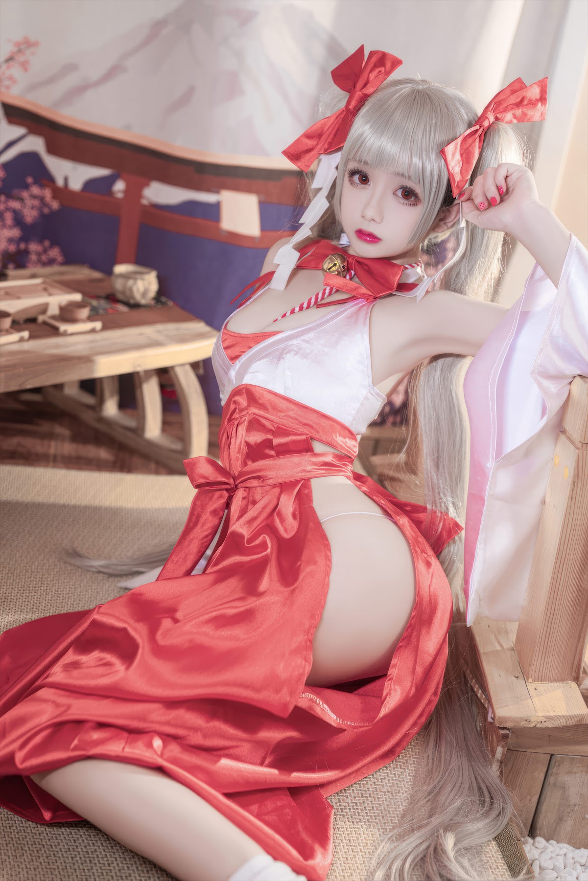 Coser@日奈娇 – 碧蓝航线 可畏巫女 - P41