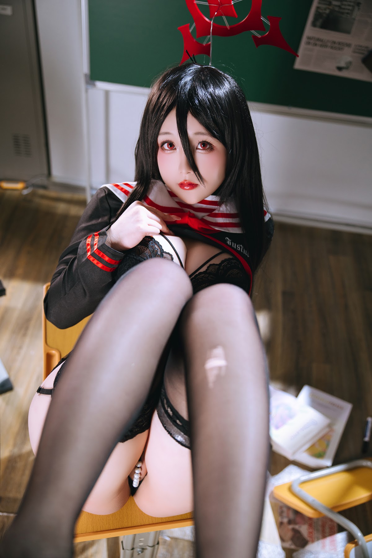Coser@日奈娇 – 莲见JK - P35
