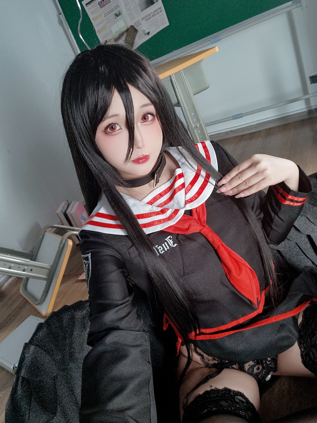 Coser@日奈娇 – 莲见JK - P45