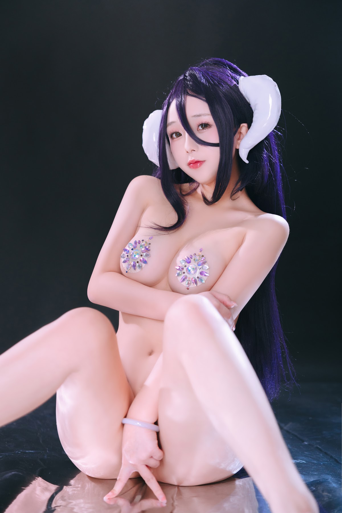 Coser@日奈娇 – 雅儿贝德 礼服+钻石 - P38