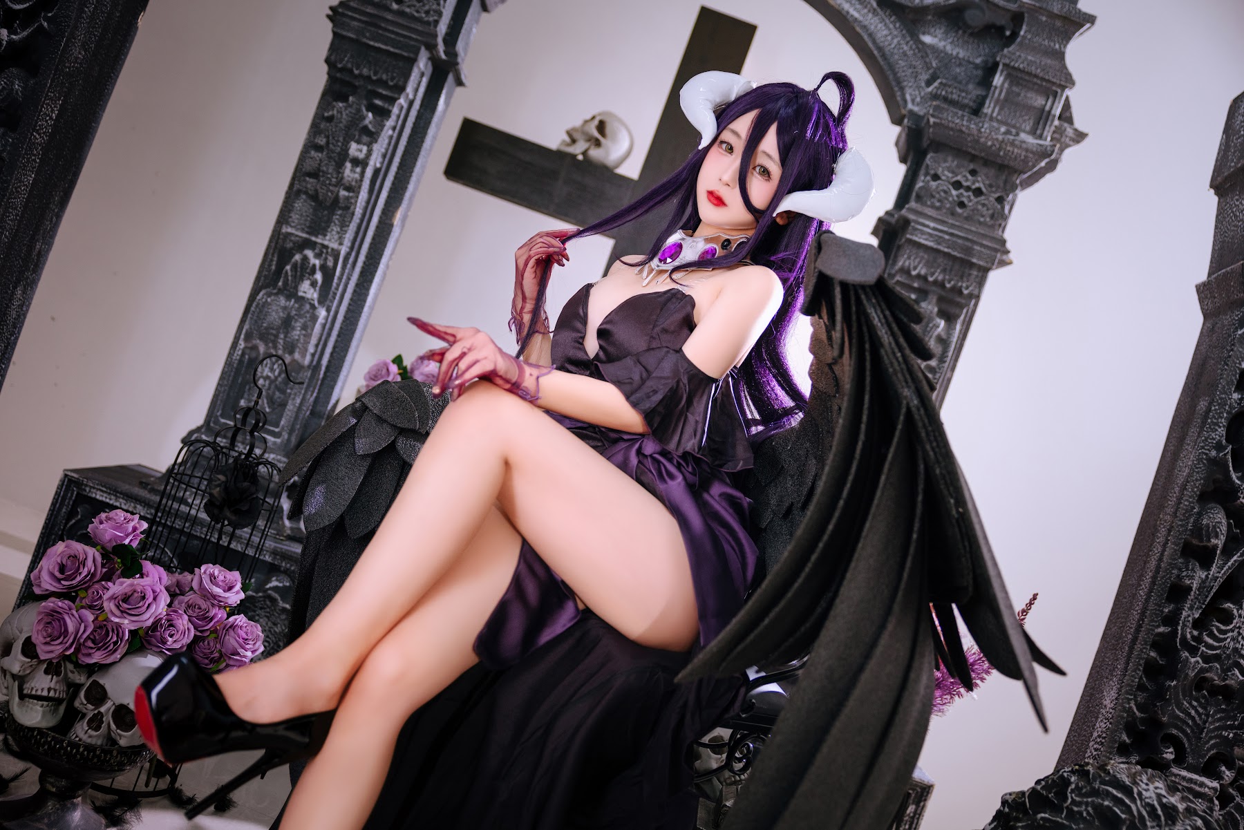 Coser@日奈娇 – 雅儿贝德 礼服+钻石 - P4