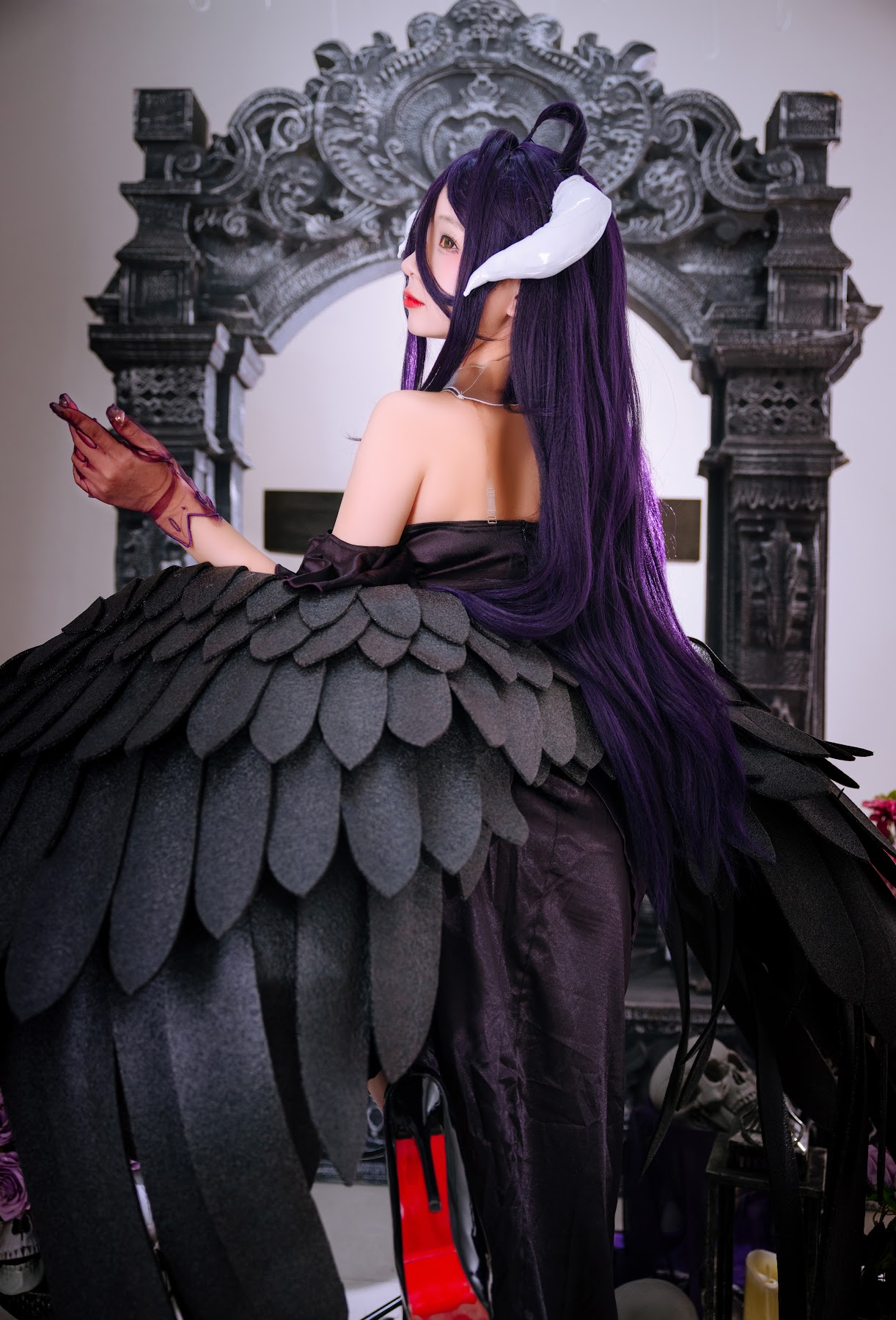 Coser@日奈娇 – 雅儿贝德 礼服+钻石 - P56