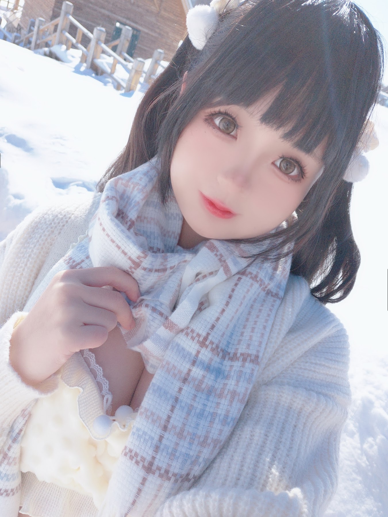 Coser@日奈娇 – 雪地少女 - P102