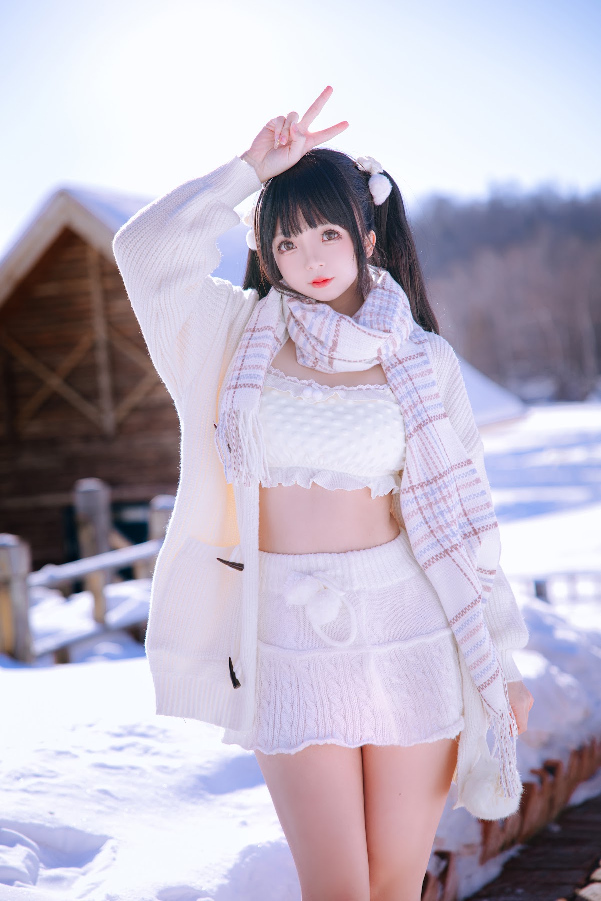 Coser@日奈娇 – 雪地少女 - P17