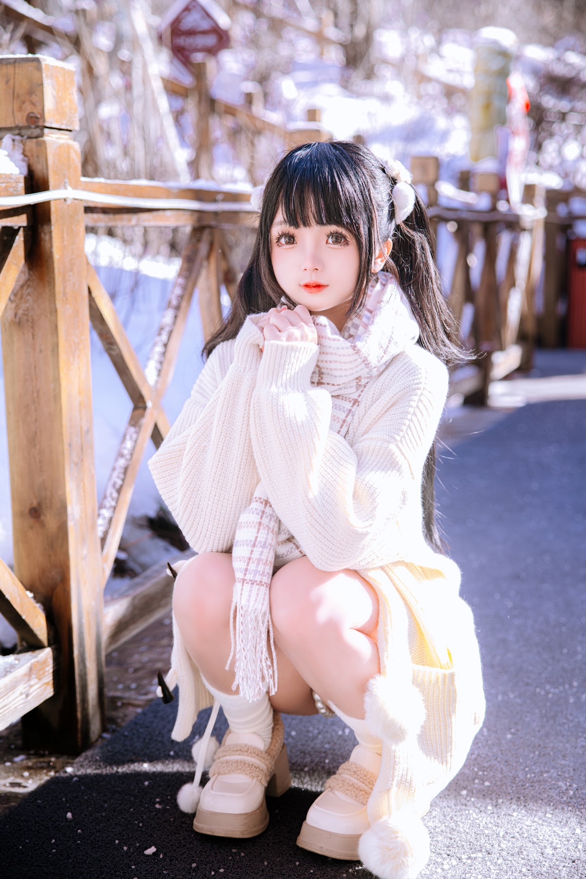 Coser@日奈娇 – 雪地少女 - P1