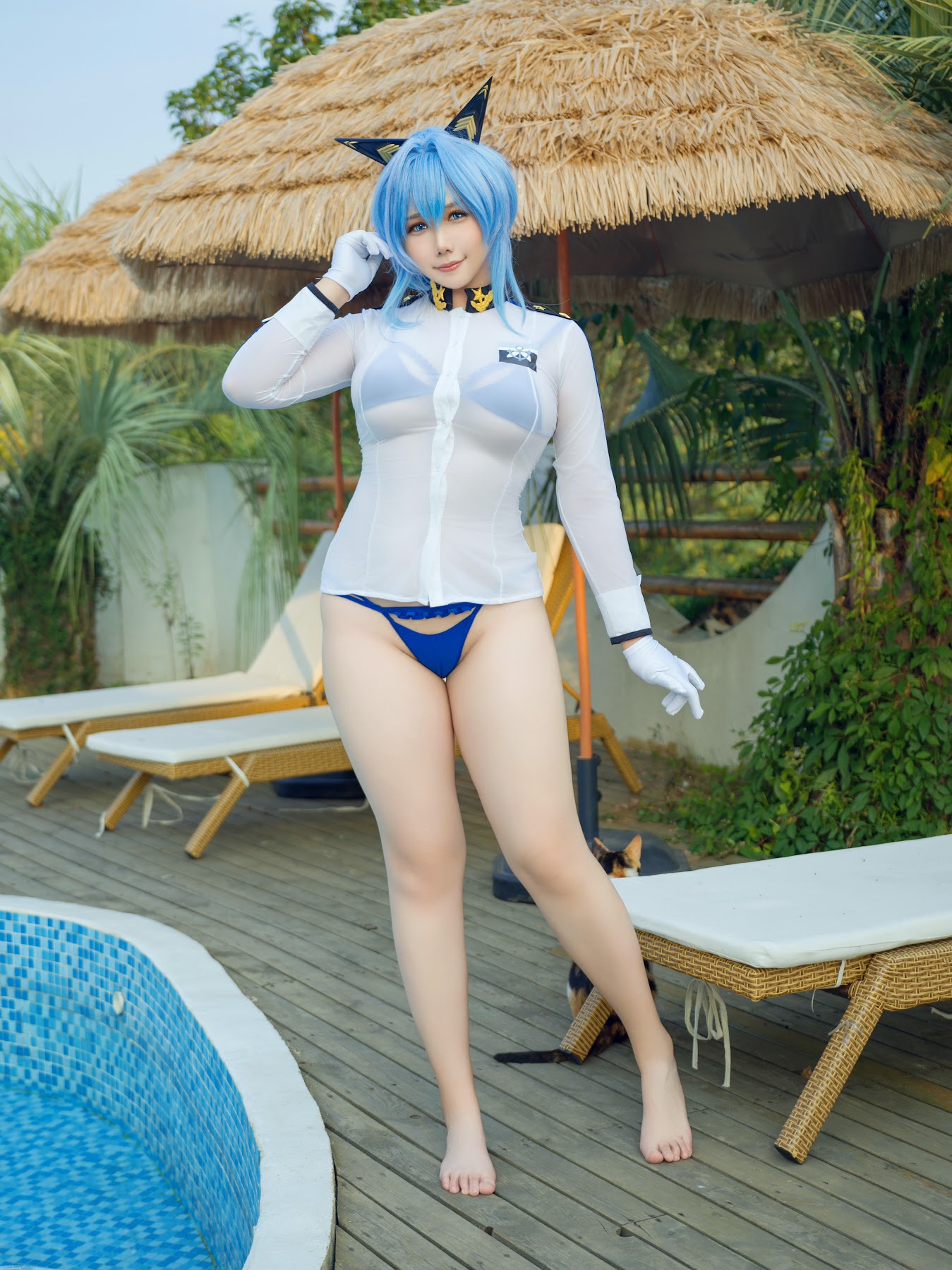 Coser@麻花麻花酱 – 海伦泳装 - P3