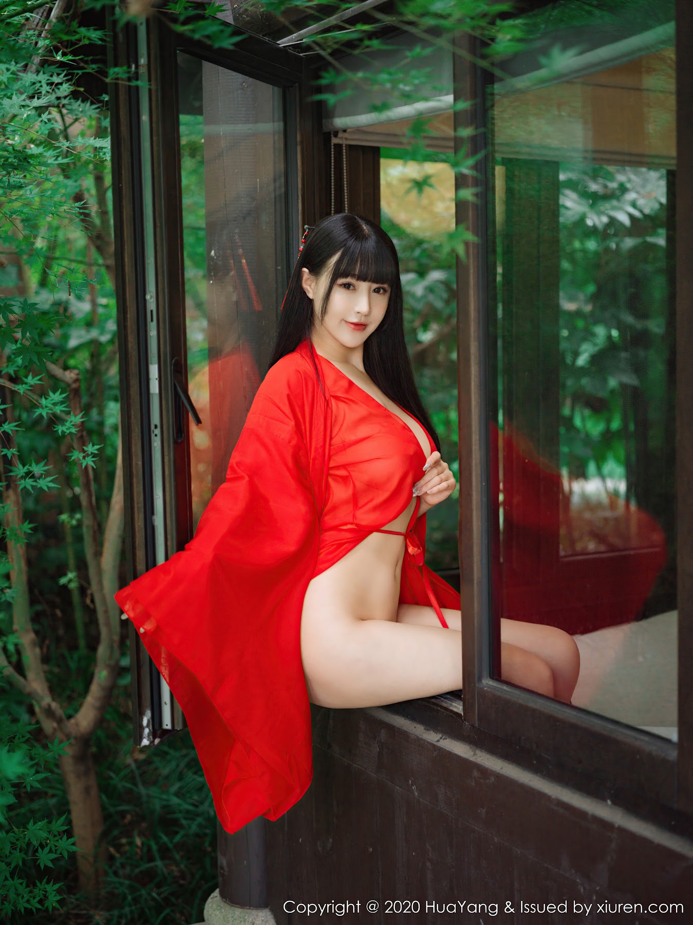 HuaYang Vol.310 Zhu Ke Er (朱可儿Flower) - P5