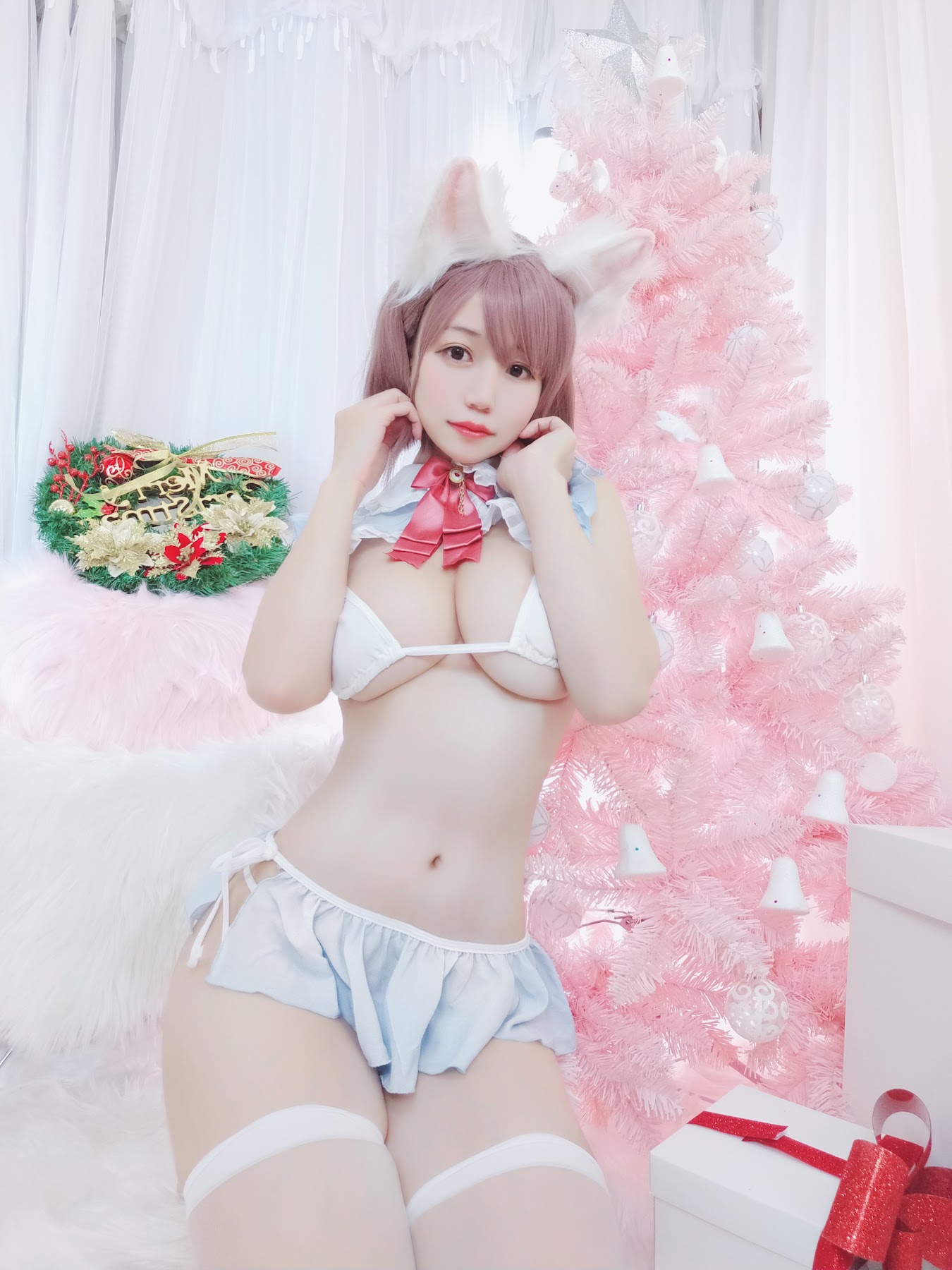 Coser@小仓千代w – 可可爱爱圣诞节 - P11