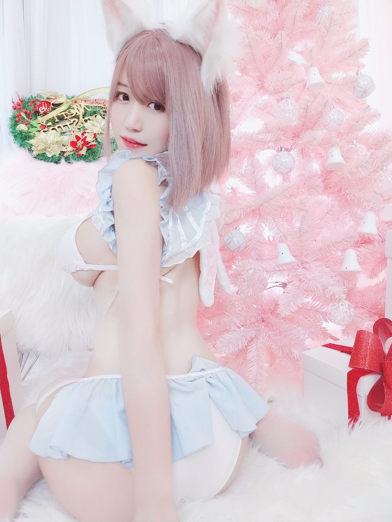 Coser@小仓千代w – 可可爱爱圣诞节 - P1