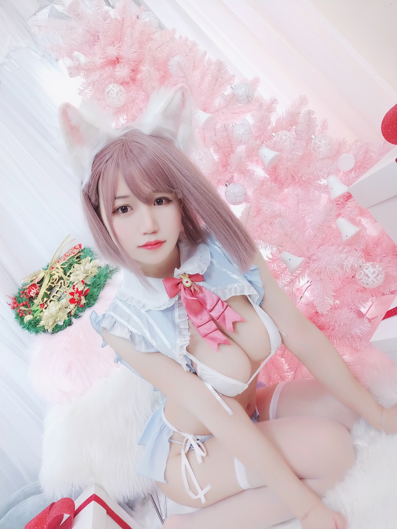 Coser@小仓千代w – 可可爱爱圣诞节 - P2