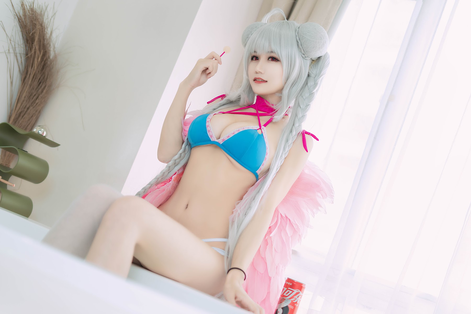 Coser@小仓千代w – 可畏泳装 - P16
