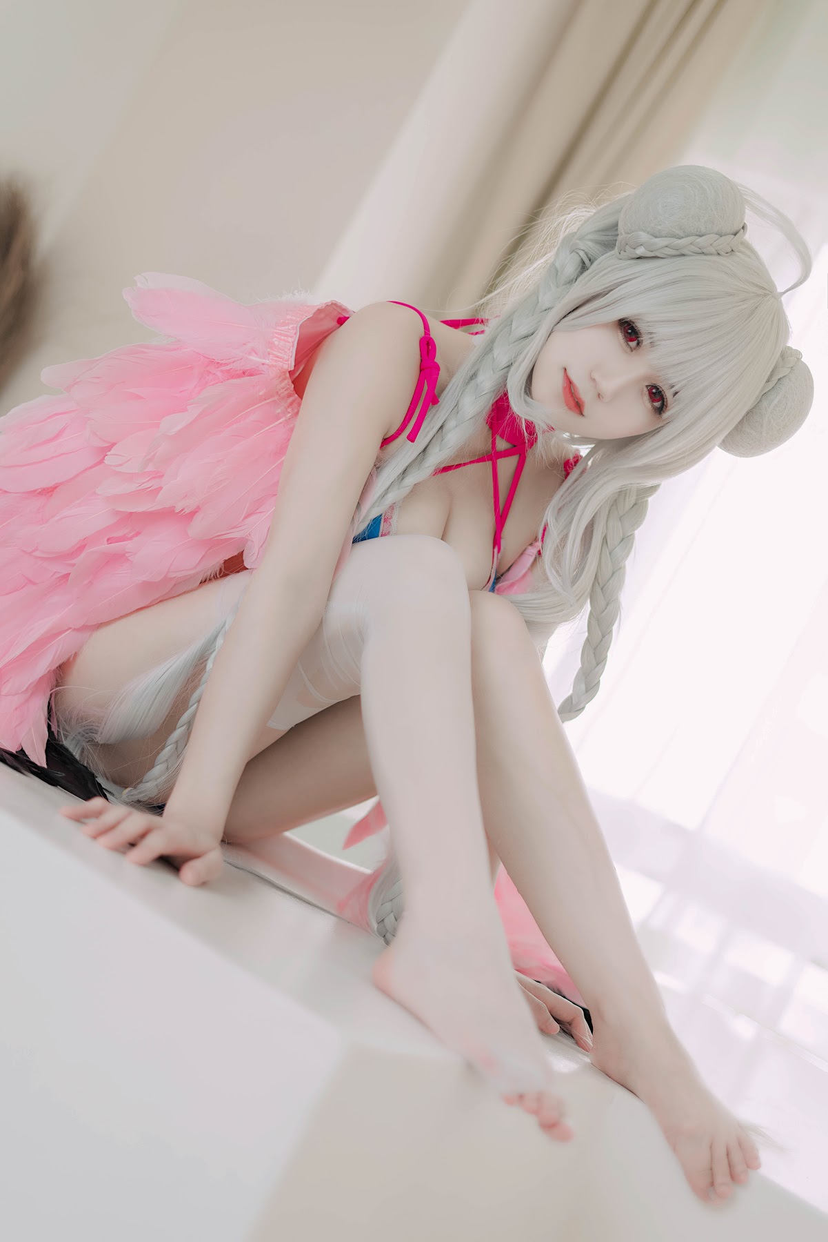 Coser@小仓千代w – 可畏泳装 - P20