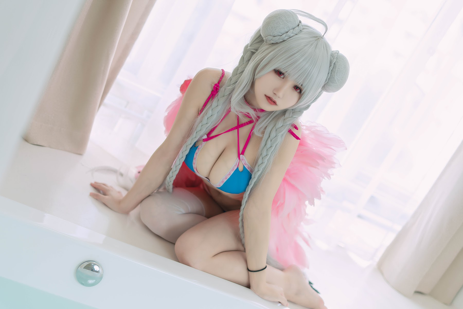 Coser@小仓千代w – 可畏泳装 - P4