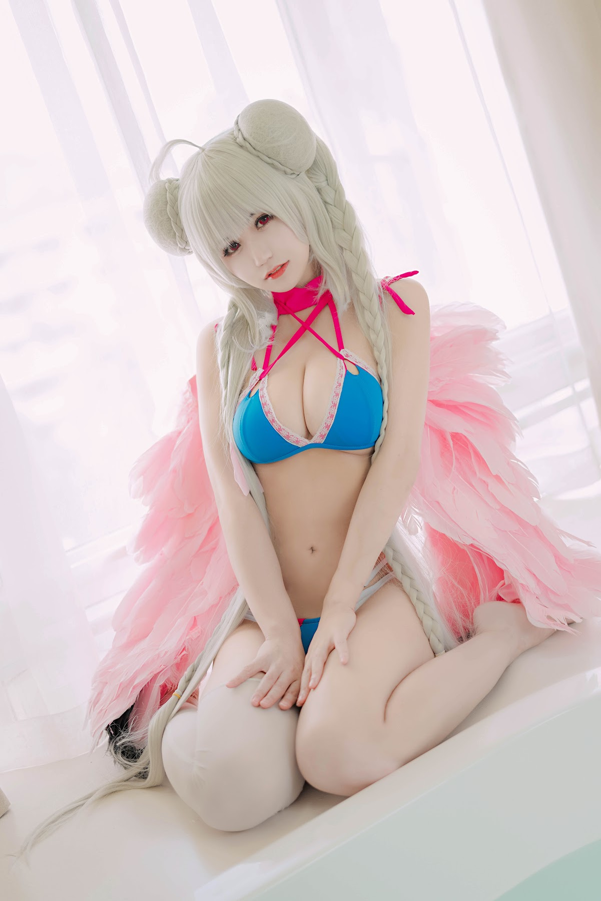 Coser@小仓千代w – 可畏泳装 - P5