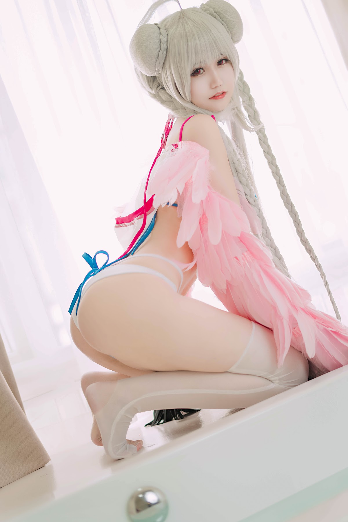 Coser@小仓千代w – 可畏泳装 - P6