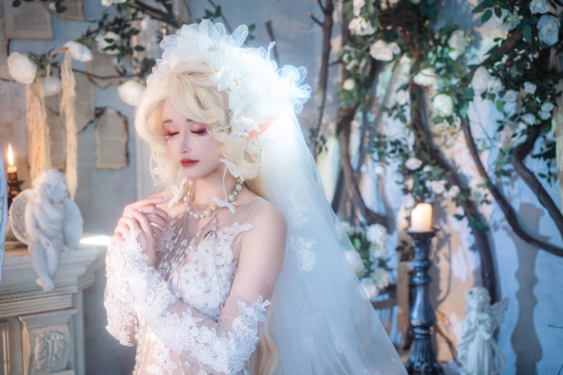 Coser@鹿八岁 – 妖精の花嫁 - P5