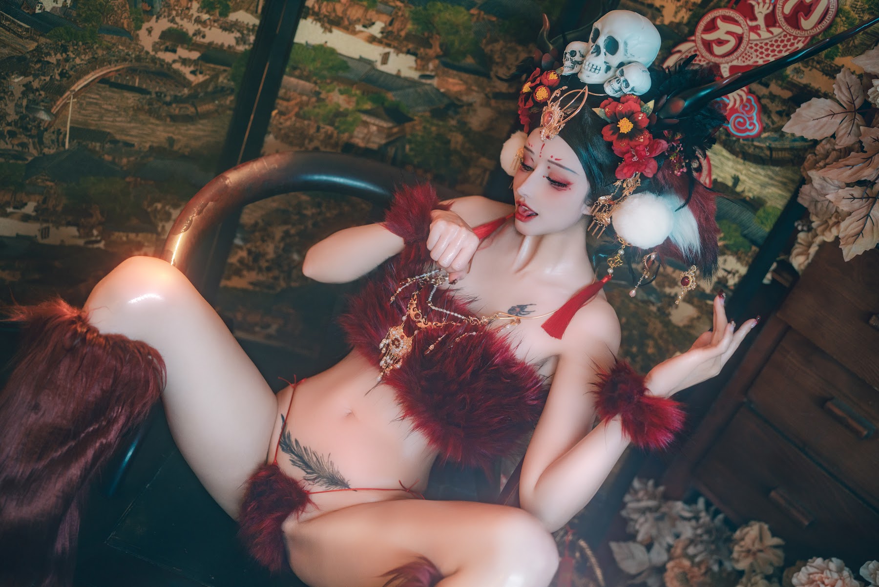 Coser@鹿八岁 – 闯进我家的凶凶年兽 - P15