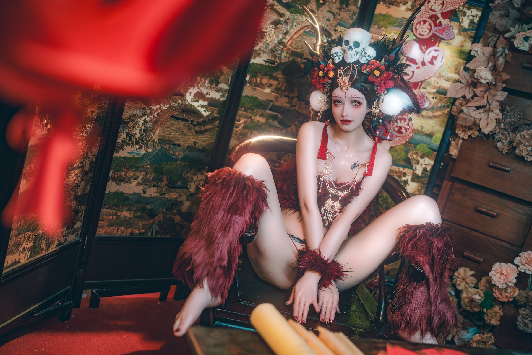 Coser@鹿八岁 – 闯进我家的凶凶年兽 - P33