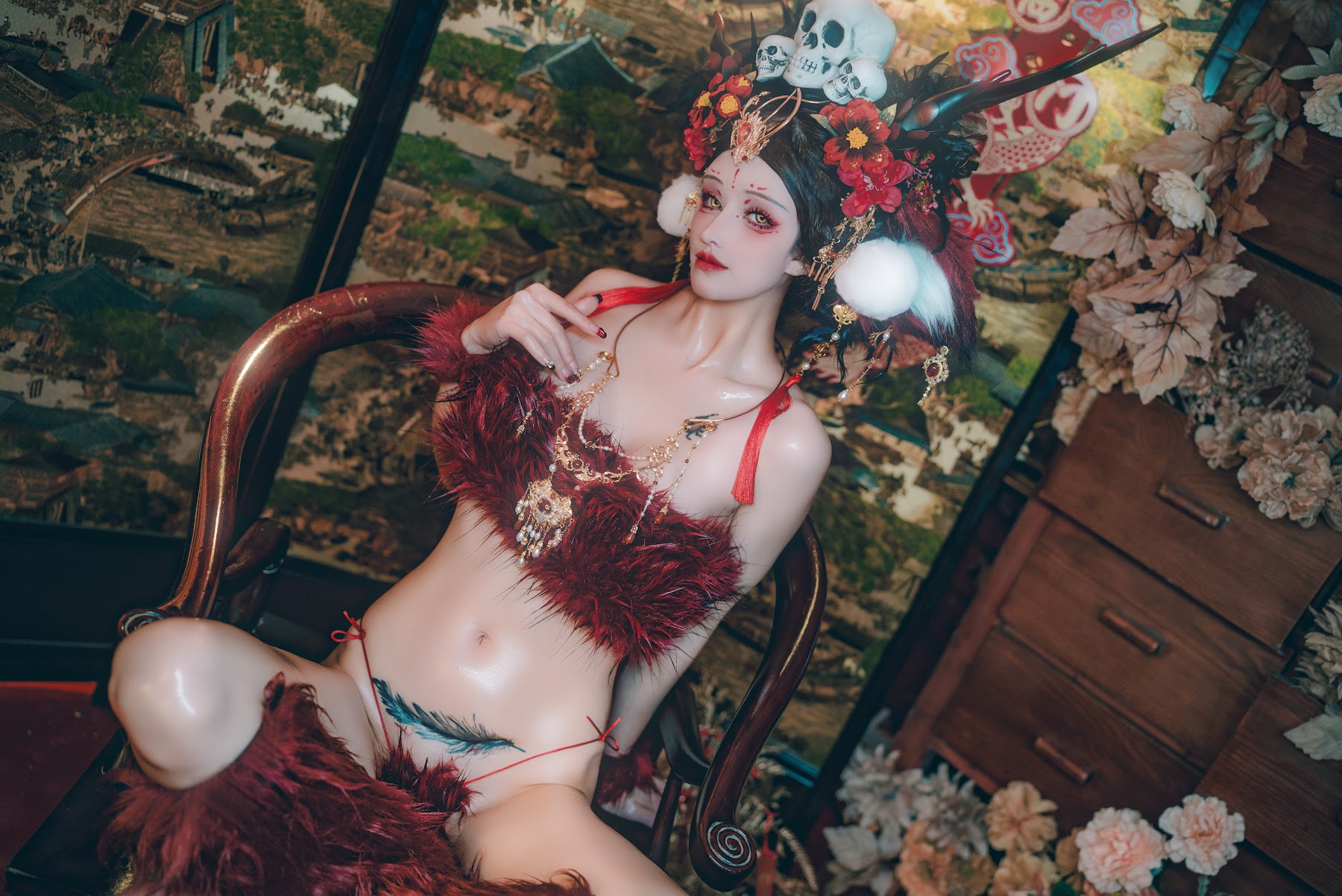 Coser@鹿八岁 – 闯进我家的凶凶年兽 - P37