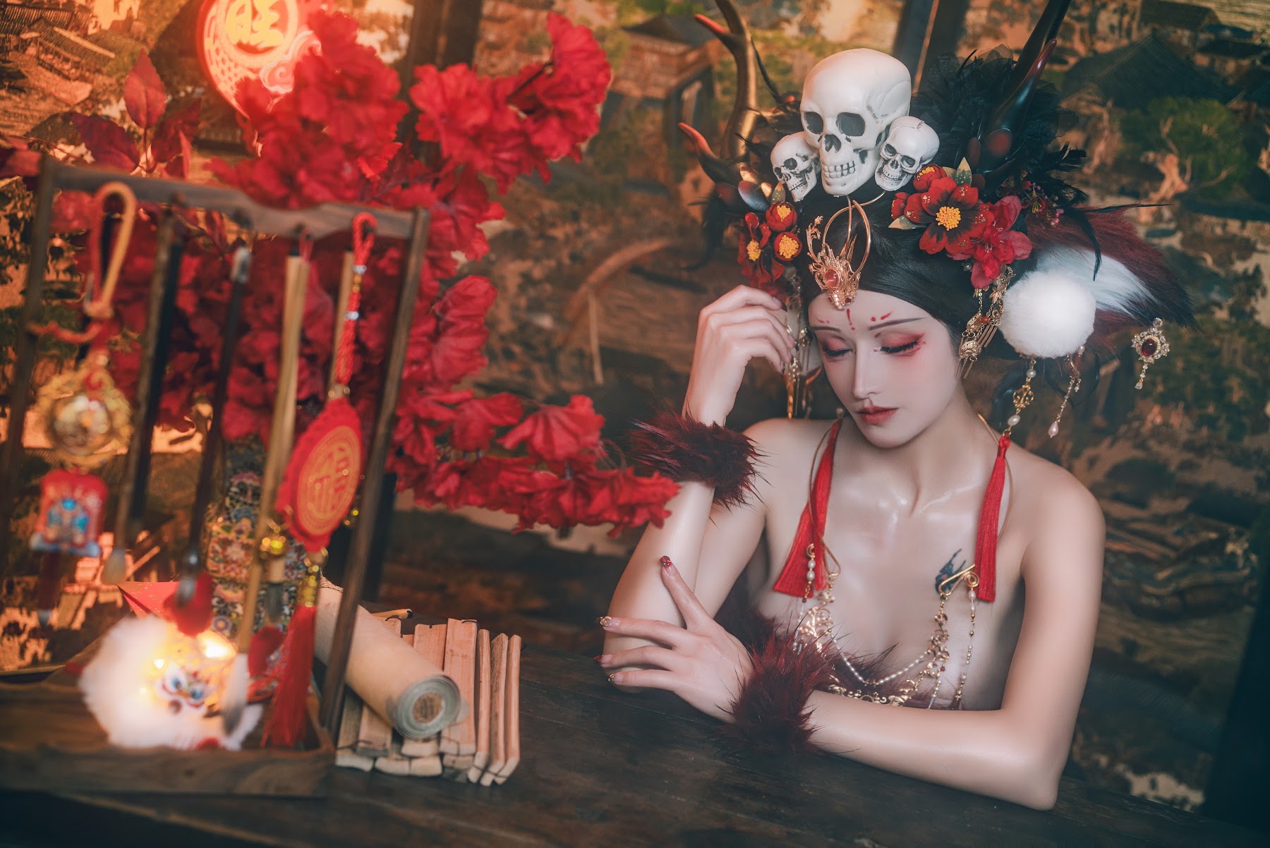 Coser@鹿八岁 – 闯进我家的凶凶年兽 - P59