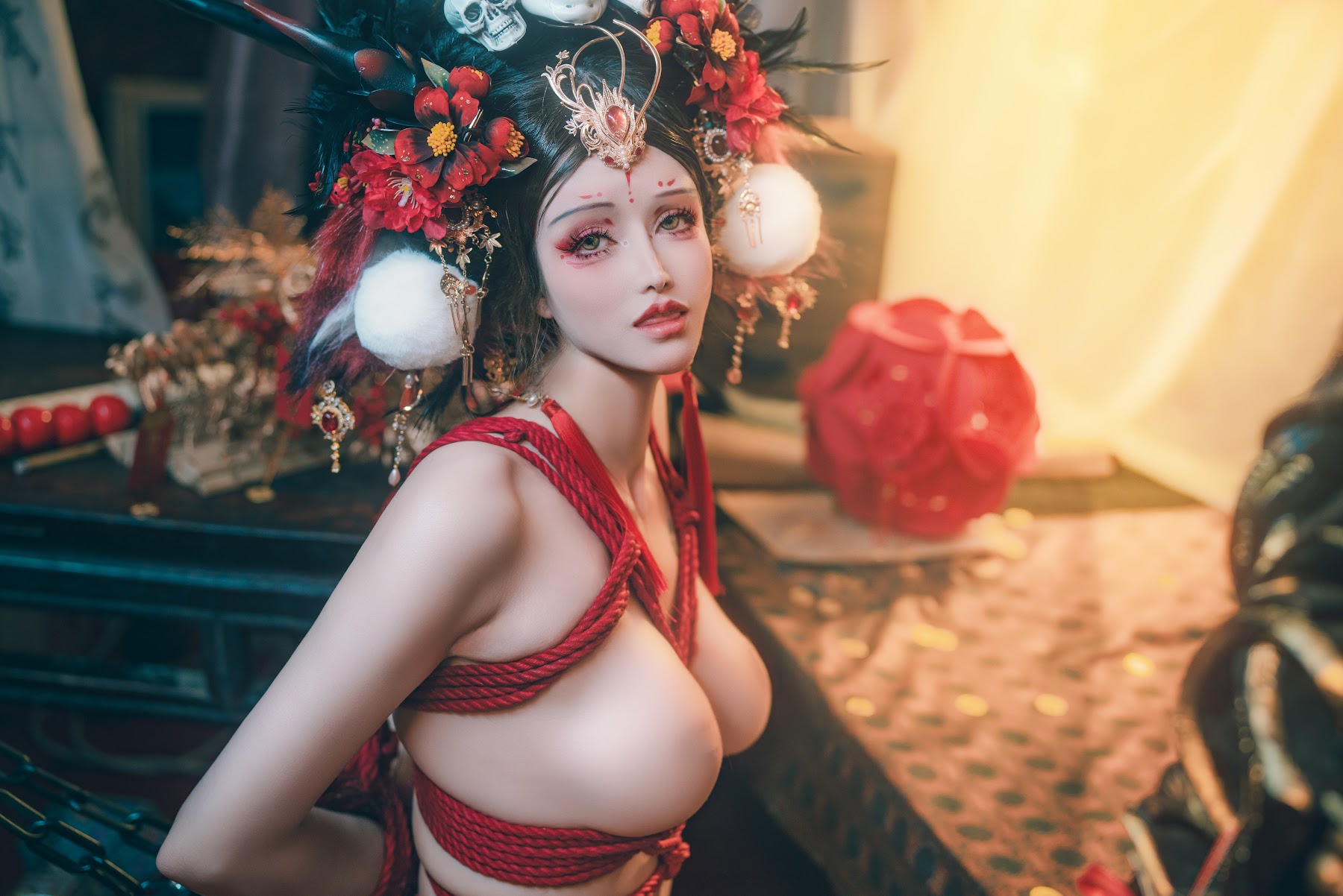 Coser@鹿八岁 – 闯进我家的凶凶年兽 - P87