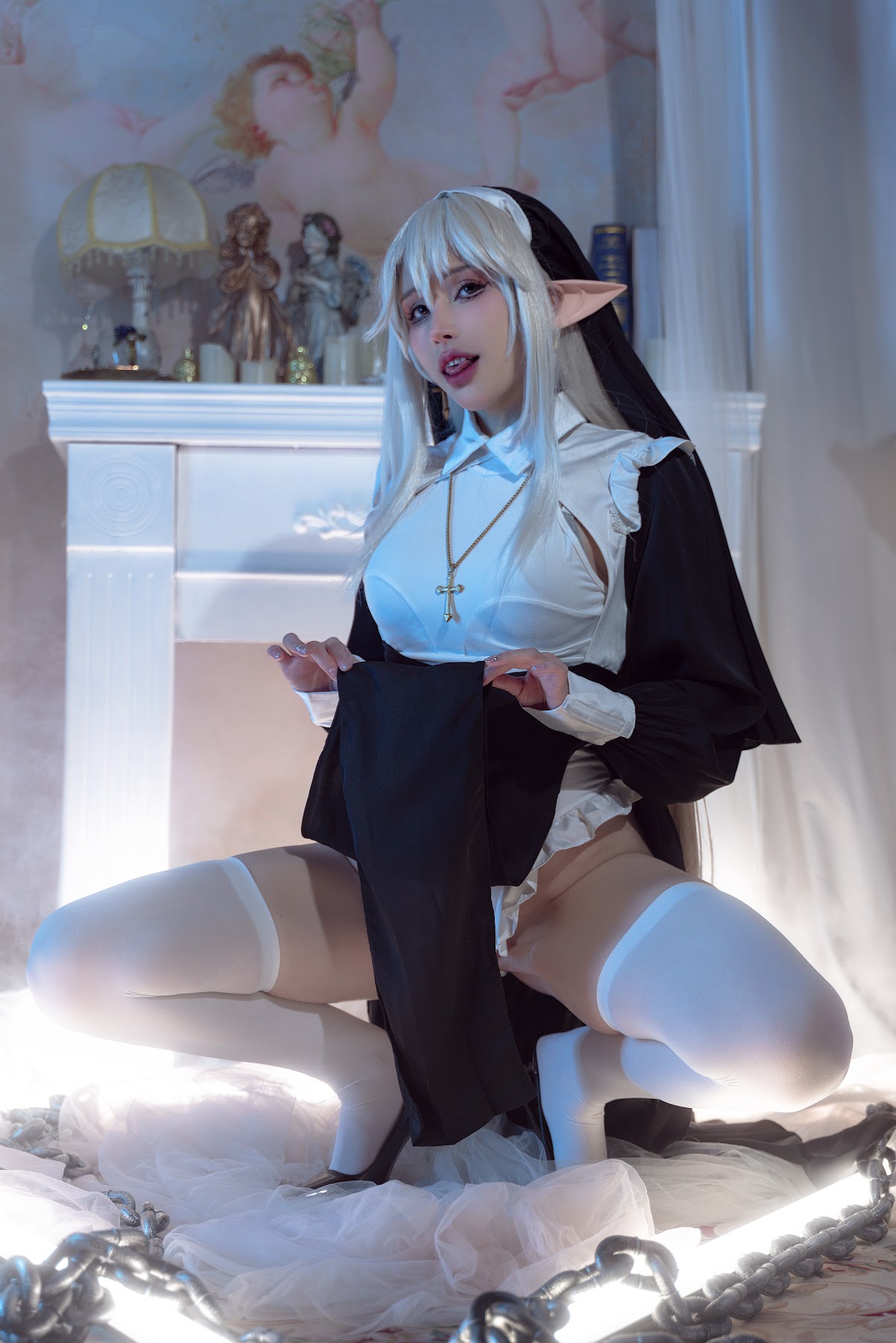 Coser@鹿八岁 – 堕落修女 - P3
