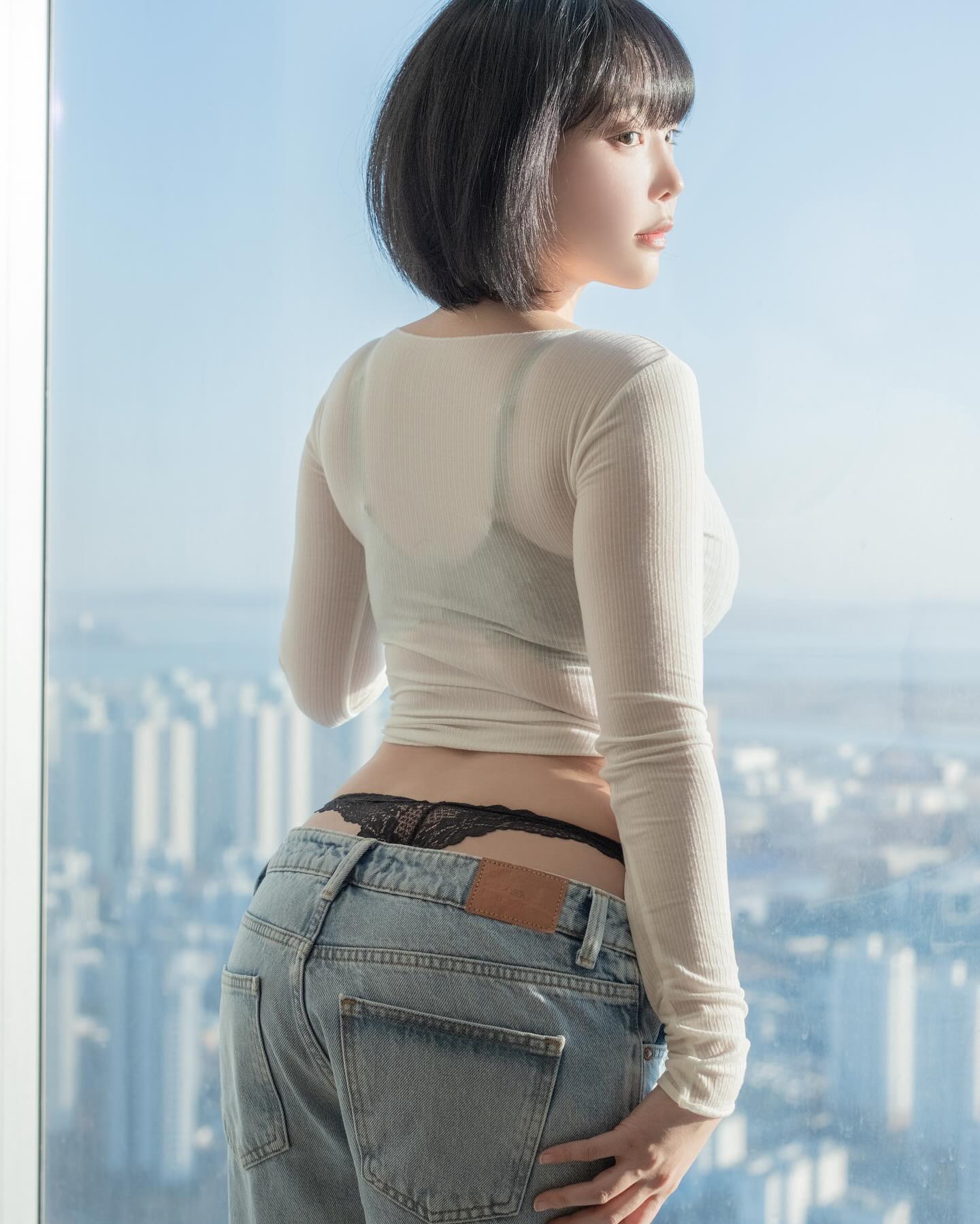Kang In-kyung (강인경) – White T-Shirt and Jeans Concept - P13
